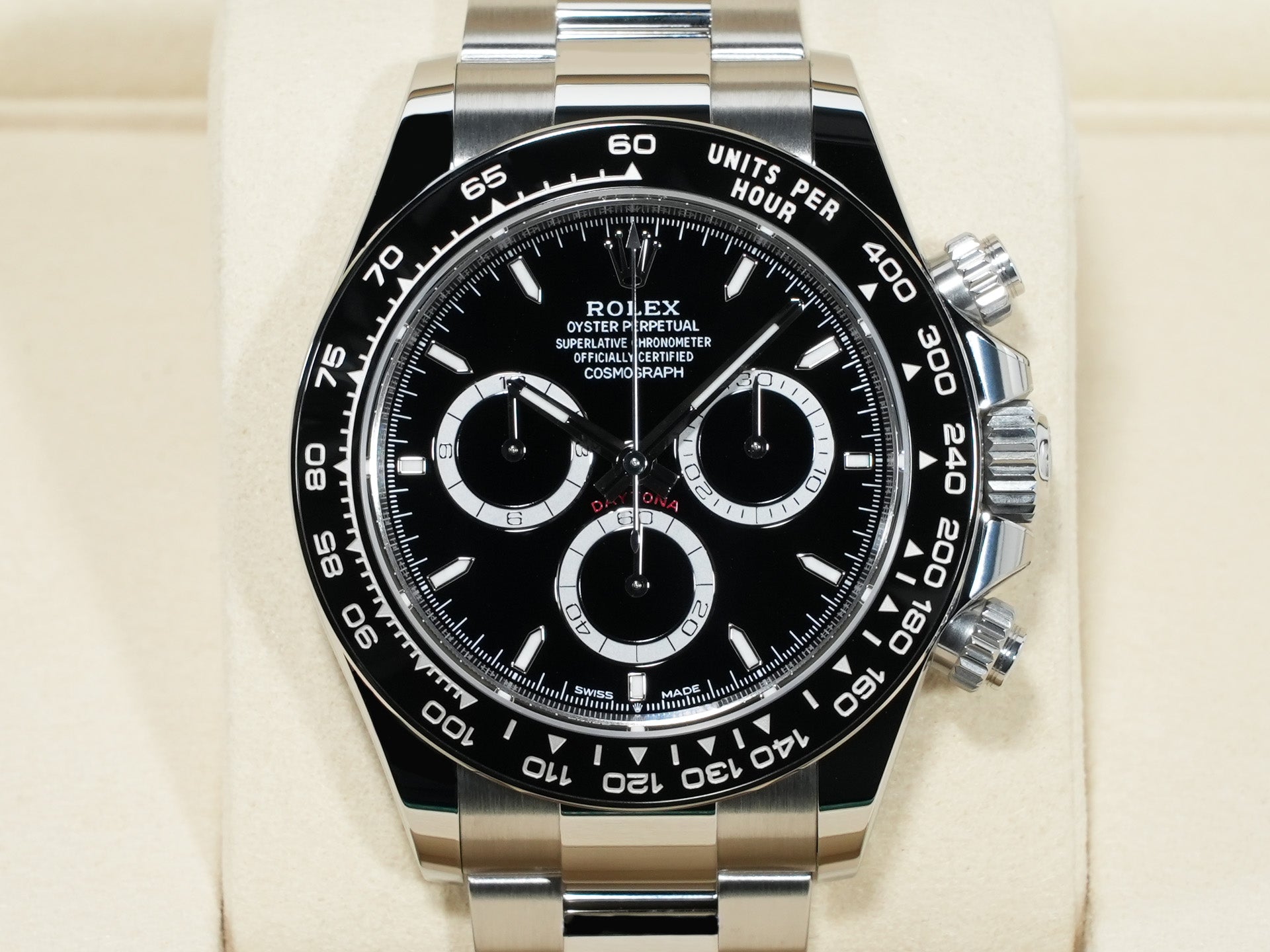 ロレックス デイトナ Ref.126500LN ステンレススチール ブラック文字盤 未使用 xou4u2sg