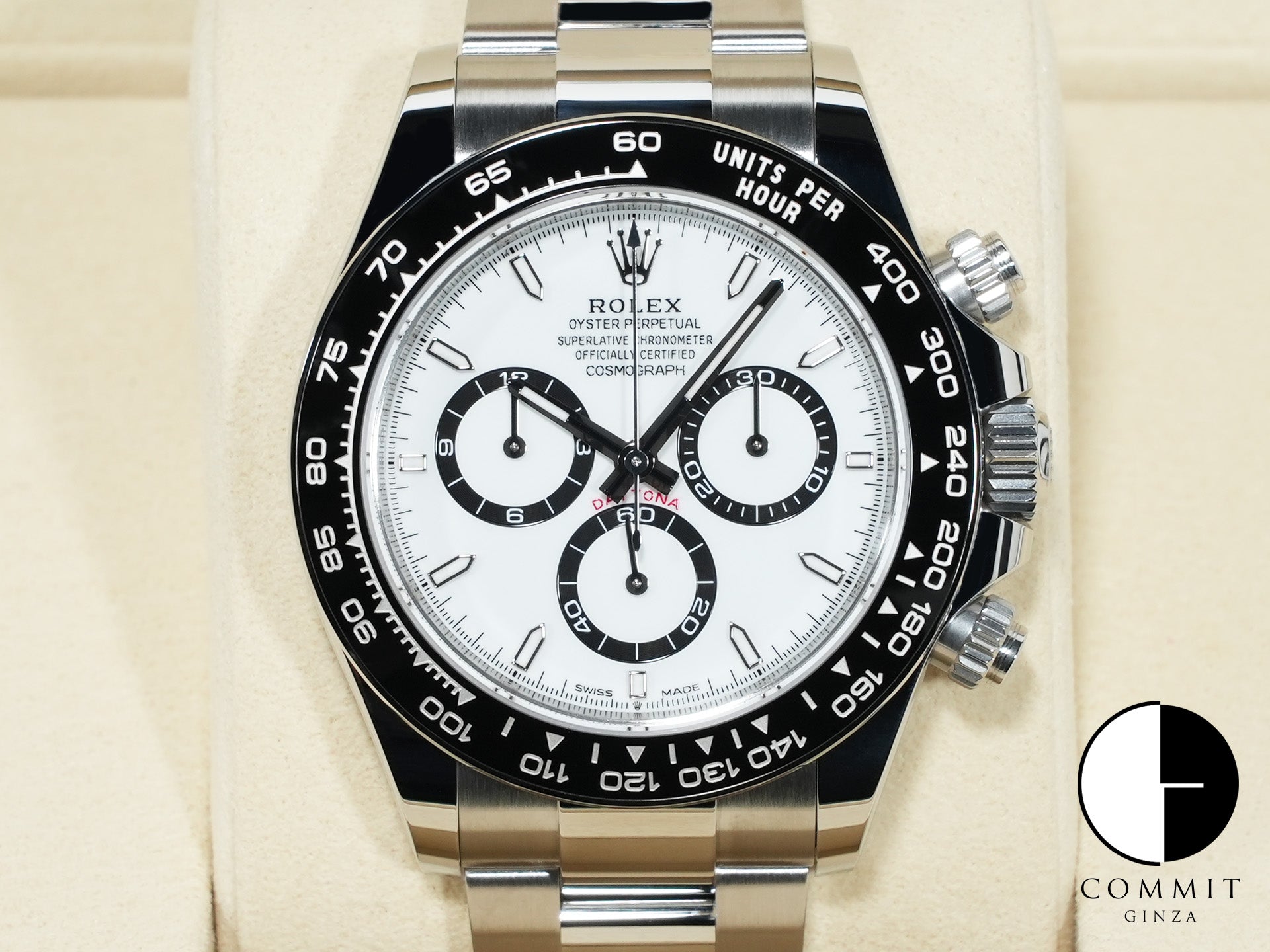 ロレックス デイトナ Ref.126500LN ステンレススチール ホワイト文字盤 未使用 ta2rfyyy