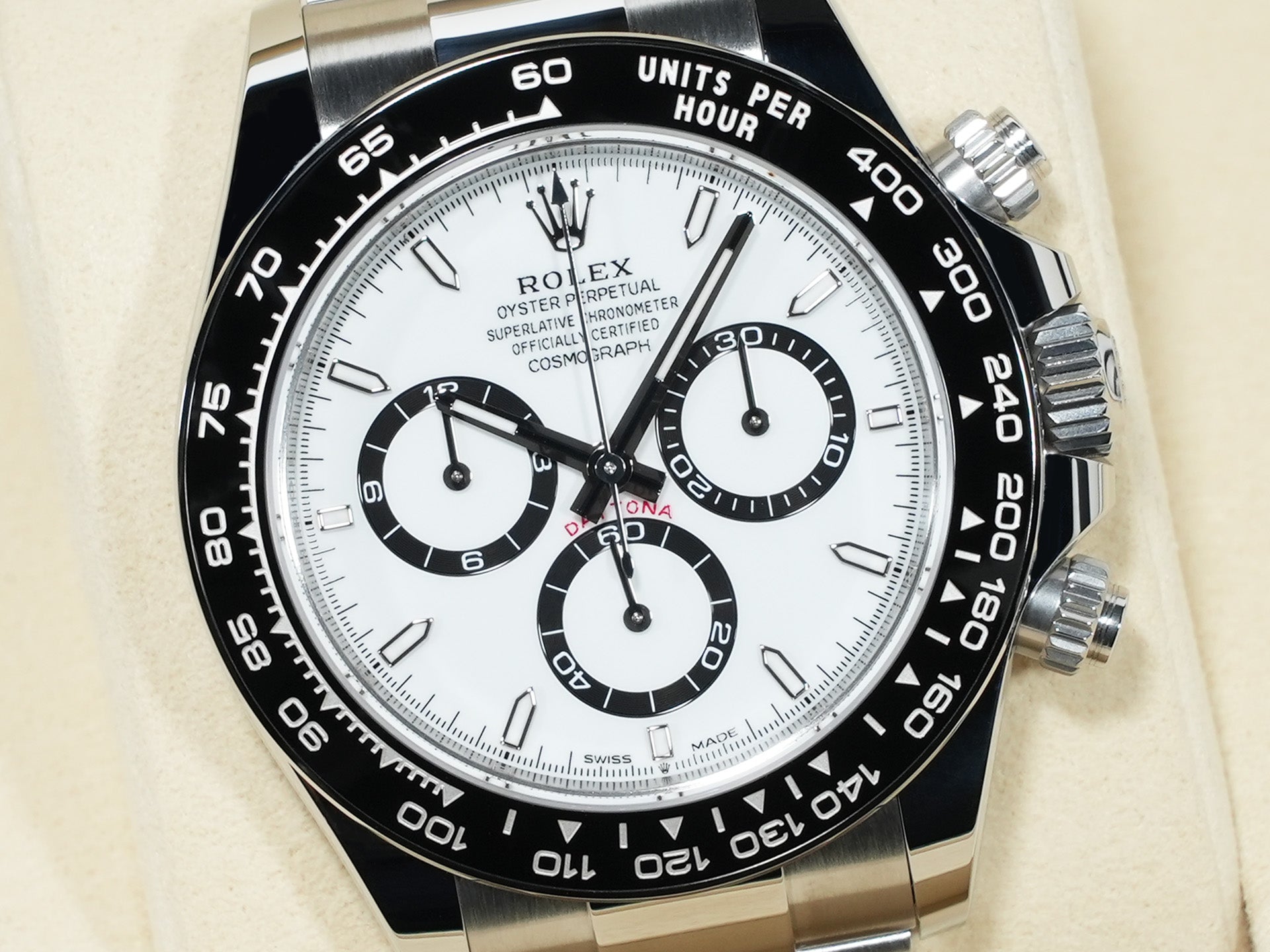 ロレックス デイトナ Ref.126500LN ステンレススチール ホワイト文字盤 未使用 ta2rfyyy