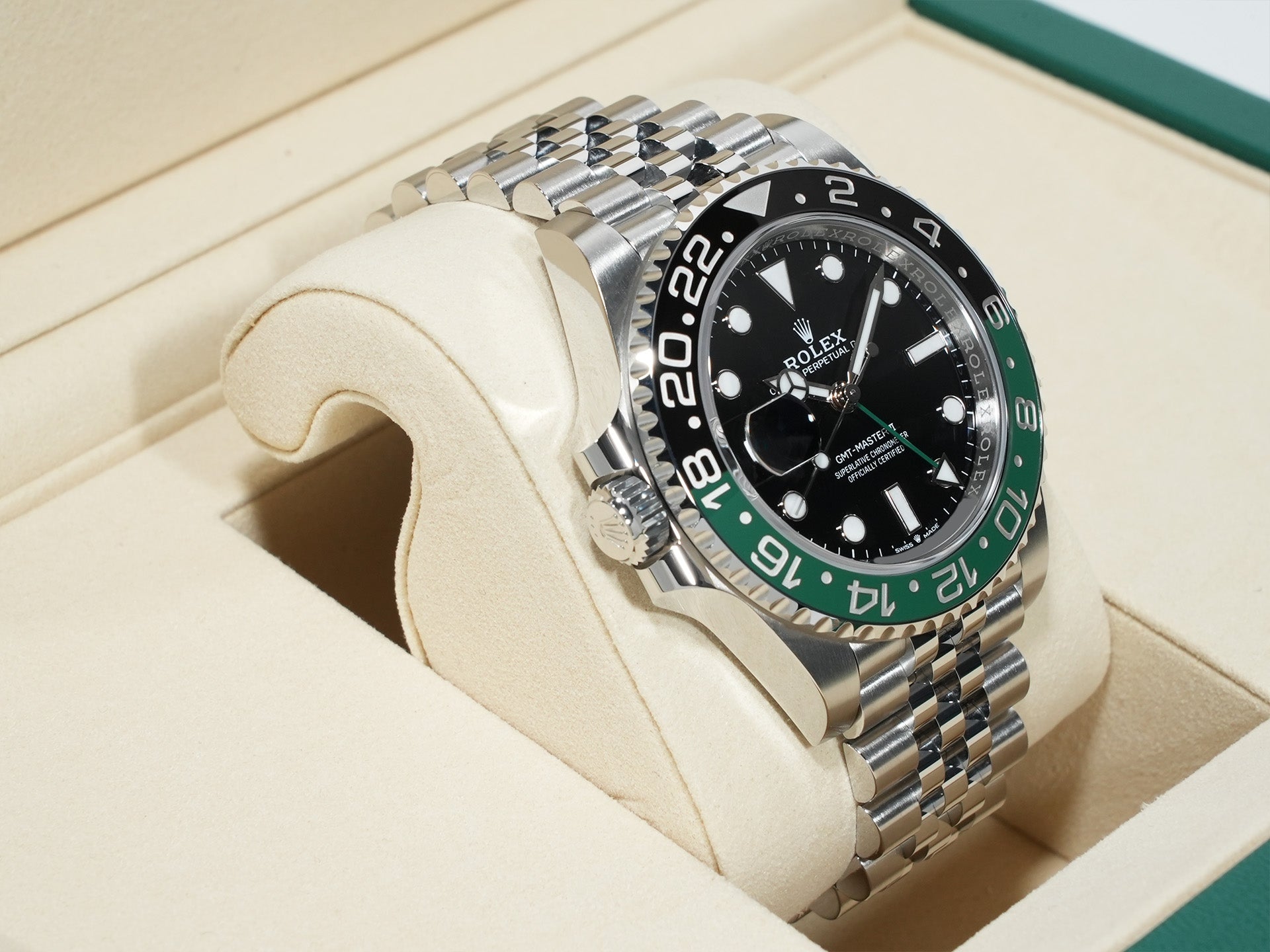 ロレックス GMTマスターII Ref.126720VTNR ステンレススチール ブラック文字盤 ジュビリーブレスレット 未使用 2gg79u4t