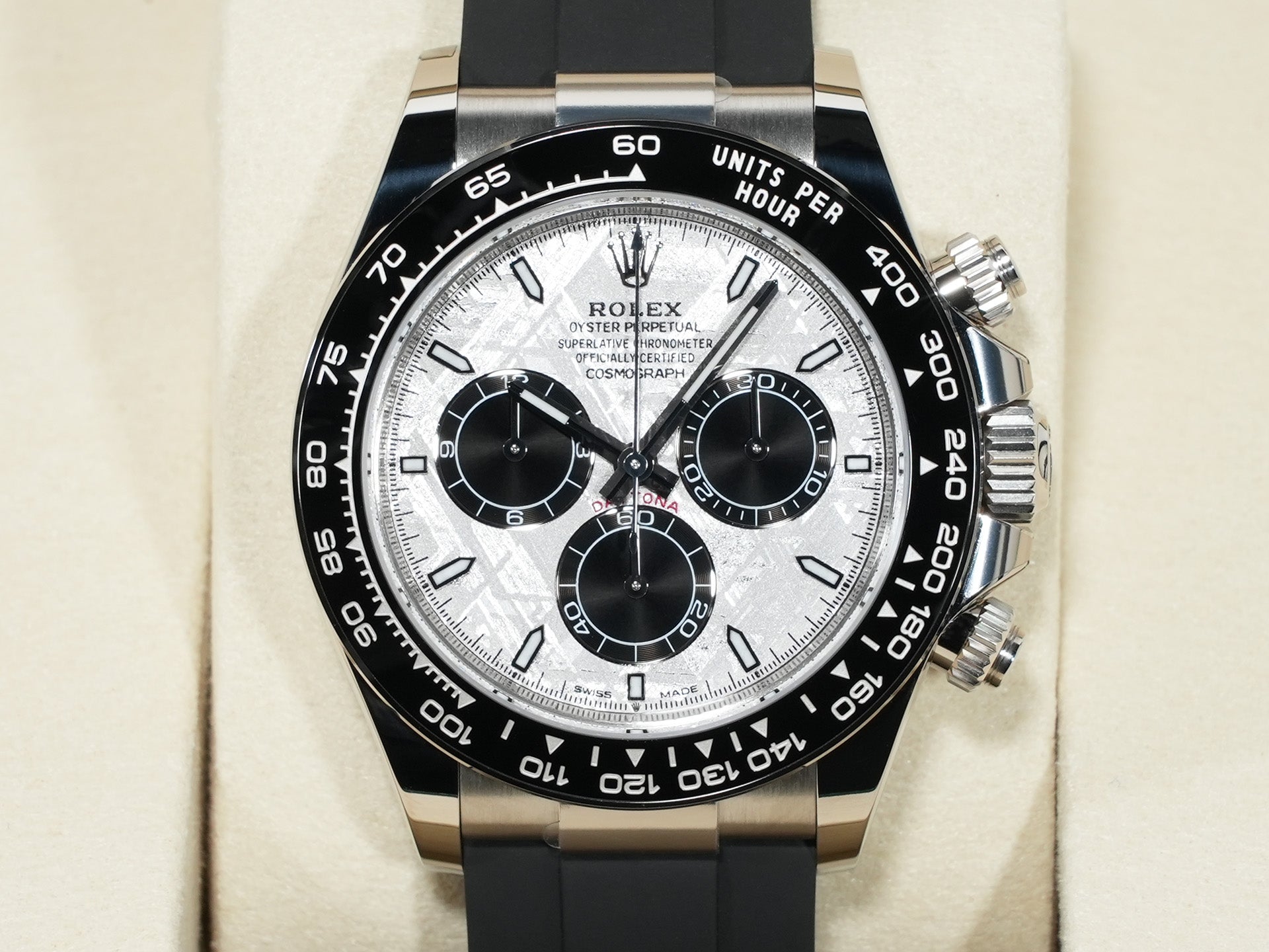 ロレックス デイトナ Ref.126519LN ホワイトゴールド メテオライト文字盤 未使用 vys88cjz