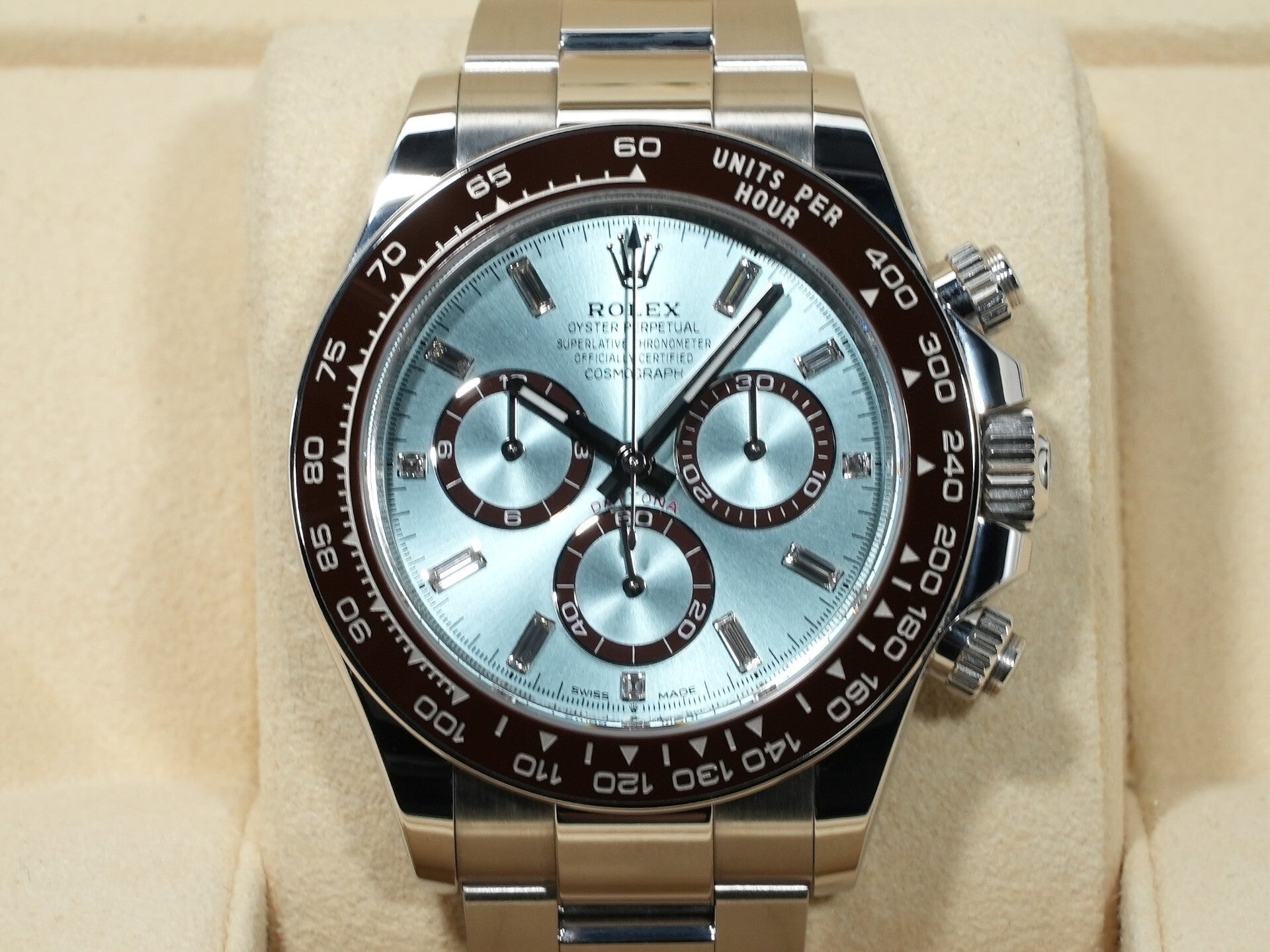 ロレックス デイトナ Ref.126506A プラチナ アイスブルーx11Pダイヤ文字盤 未使用 aa9rmusa