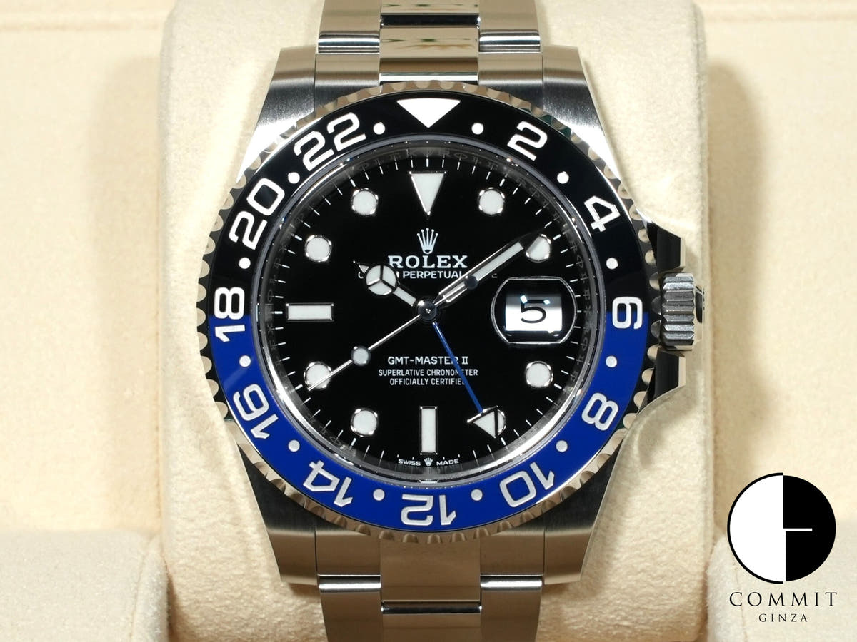 ロレックス GMTマスターII Ref.126710BLNR ステンレススチール ブラック文字盤 オイスターブレスレット 未使用 2dyimzia