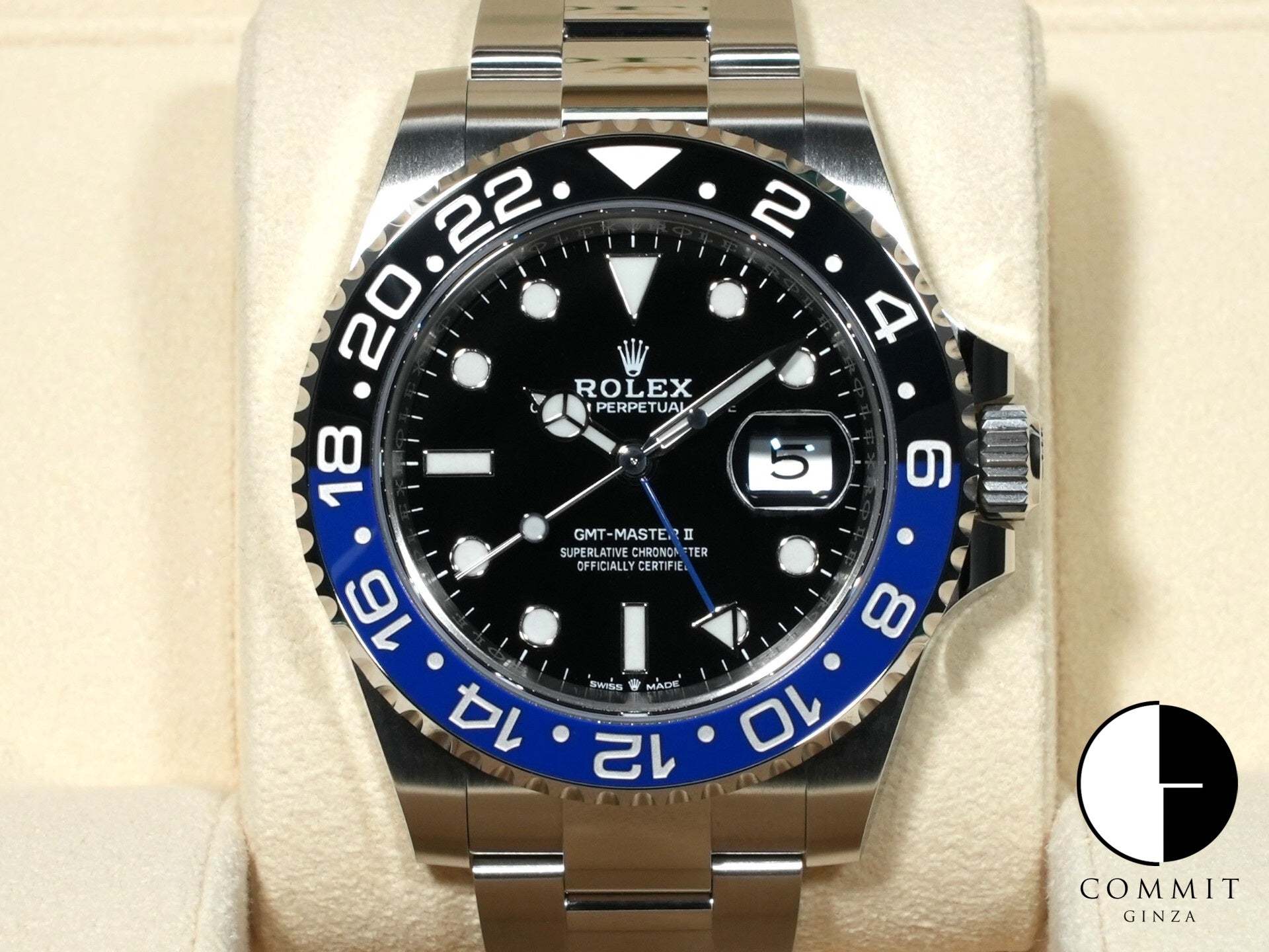 ロレックス GMTマスターII Ref.126710BLNR ステンレススチール ブラック文字盤 オイスターブレスレット 未使用 2dyimzia