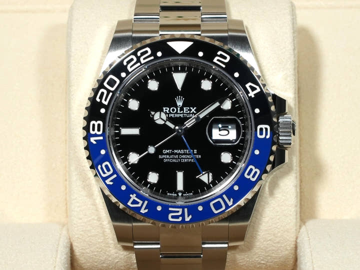 ロレックス GMTマスターII Ref.126710BLNR ステンレススチール ブラック文字盤 オイスターブレスレット 未使用 2dyimzia