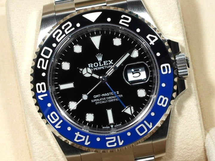 ロレックス GMTマスターII Ref.126710BLNR ステンレススチール ブラック文字盤 オイスターブレスレット 未使用 2dyimzia