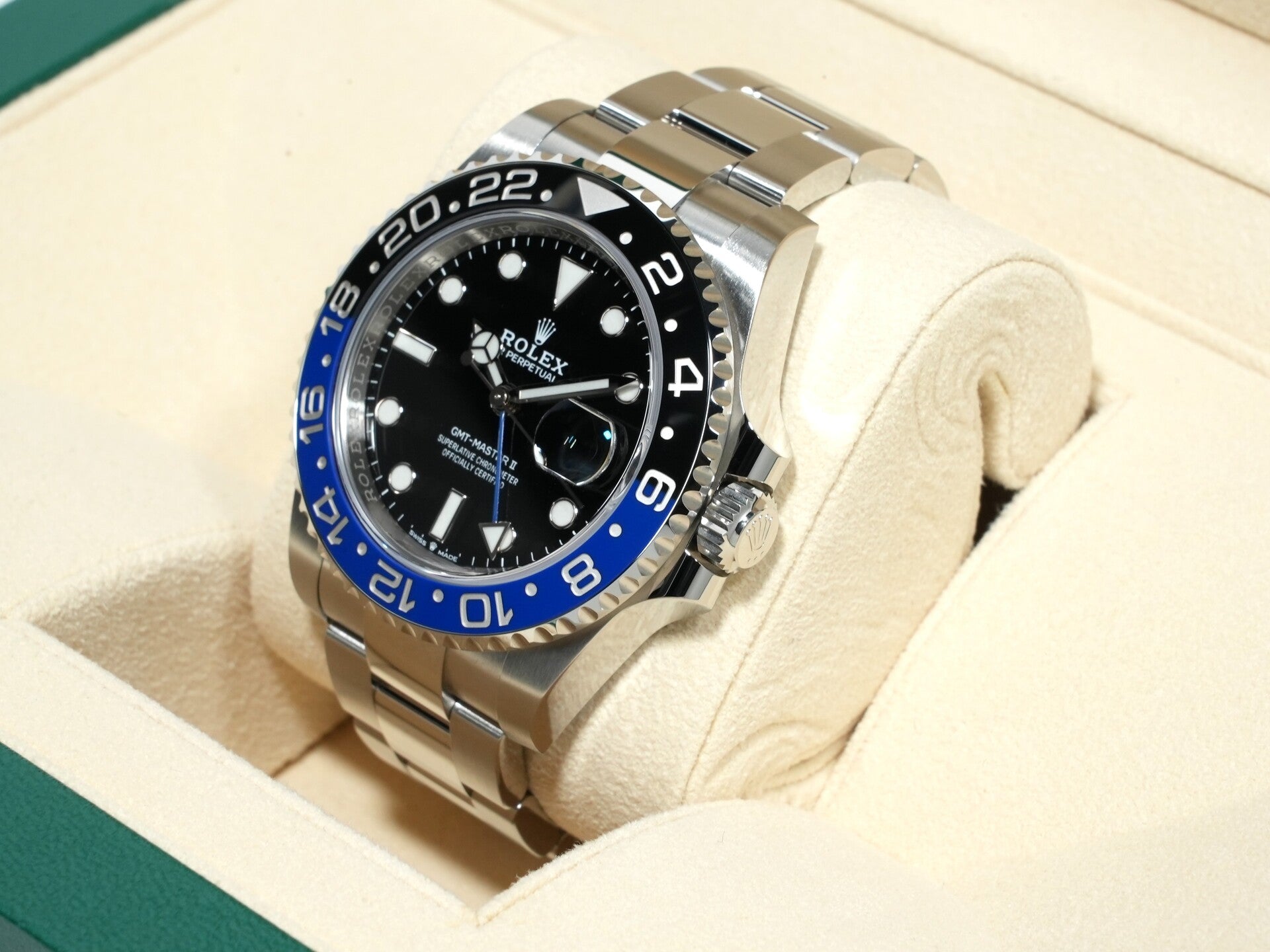 ロレックス GMTマスターII Ref.126710BLNR ステンレススチール ブラック文字盤 オイスターブレスレット 未使用 2dyimzia