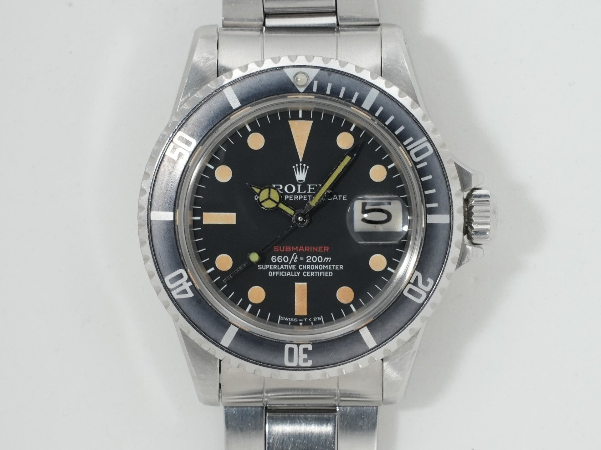 ロレックス サブマリーナー デイト Ref.1680 ステンレススチール ブラック文字盤 中古 9onem4ja