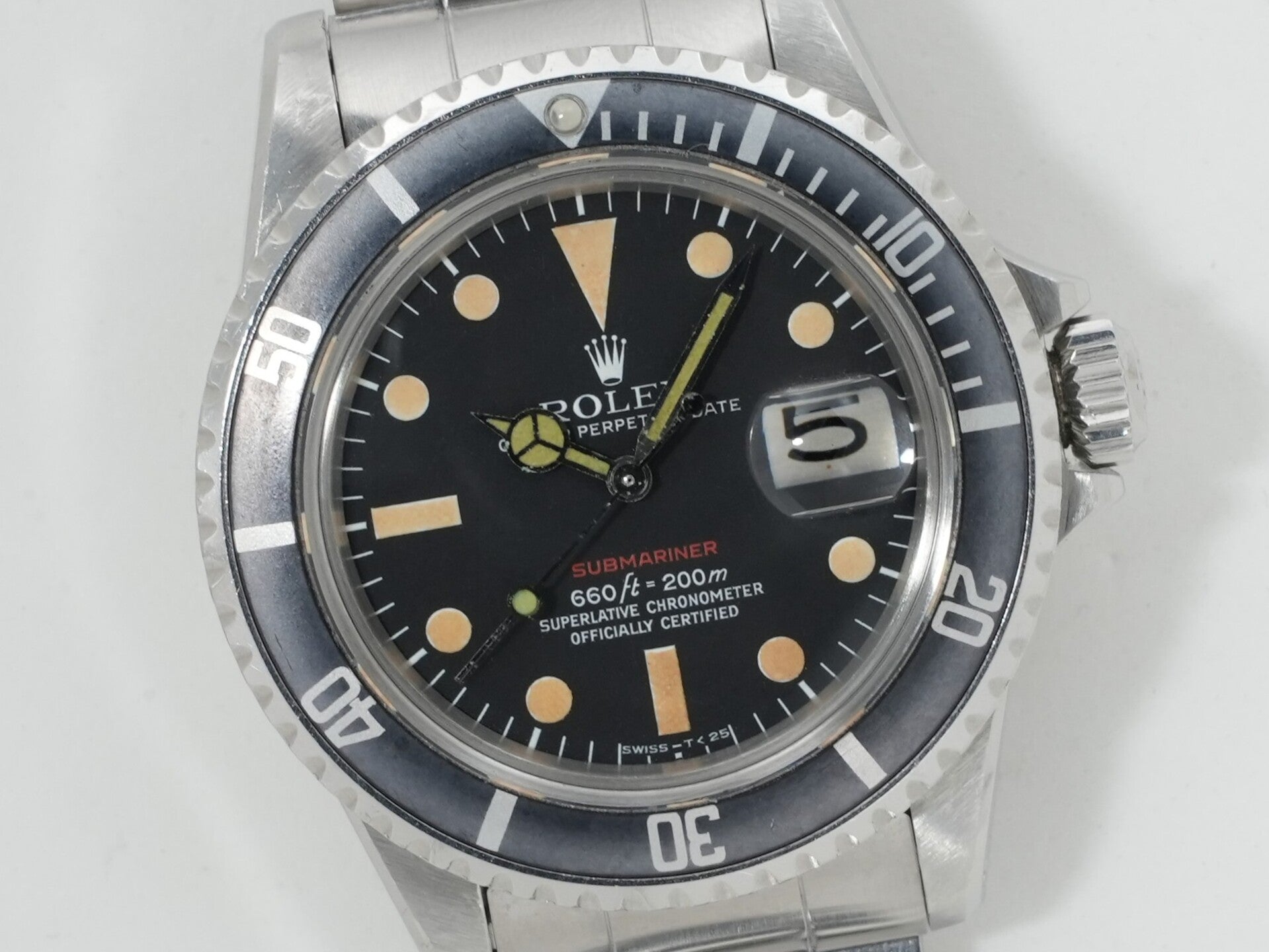 ロレックス サブマリーナー デイト Ref.1680 ステンレススチール ブラック文字盤 中古 9onem4ja