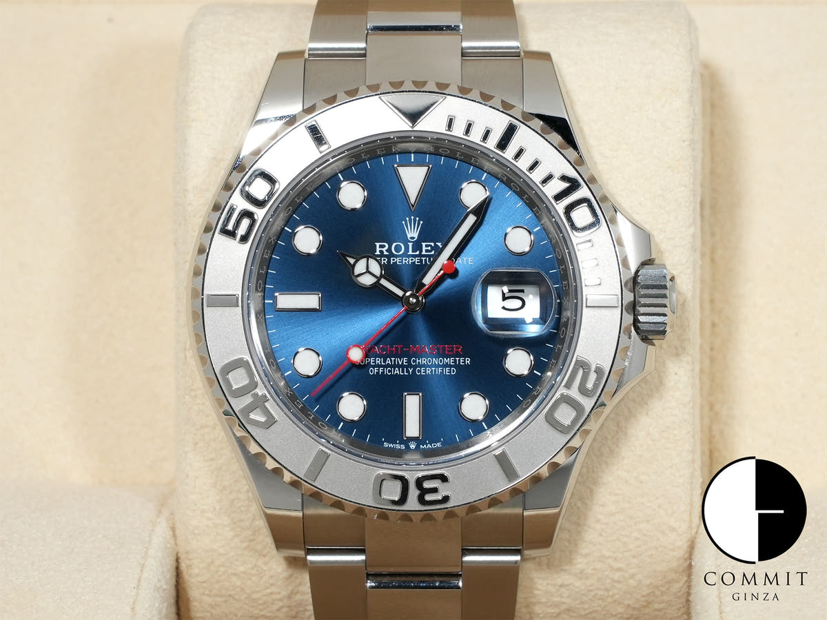ロレックス ヨットマスター40 Ref.126622 ステンレススチール/プラチナ ブライトブルー文字盤 中古 qhyfra8w
