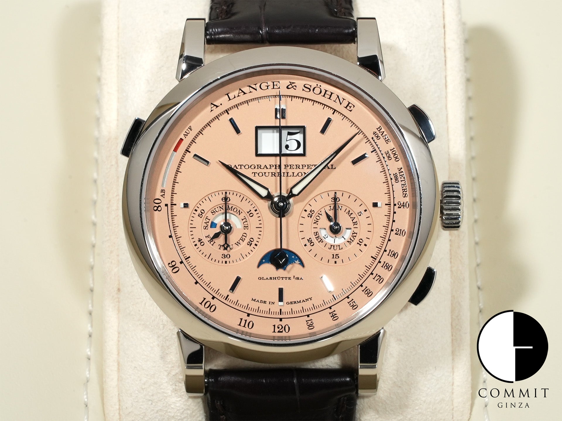 A.ランゲ＆ゾーネ ダトグラフ パーペチュアル トゥールビヨン Ref.740.056FE ホワイトゴールド ピンクゴールド文字盤 中古 ixmh62sg