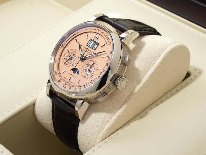 A.ランゲ＆ゾーネ ダトグラフ パーペチュアル トゥールビヨン Ref.740.056FE ホワイトゴールド ピンクゴールド文字盤 中古 ixmh62sg