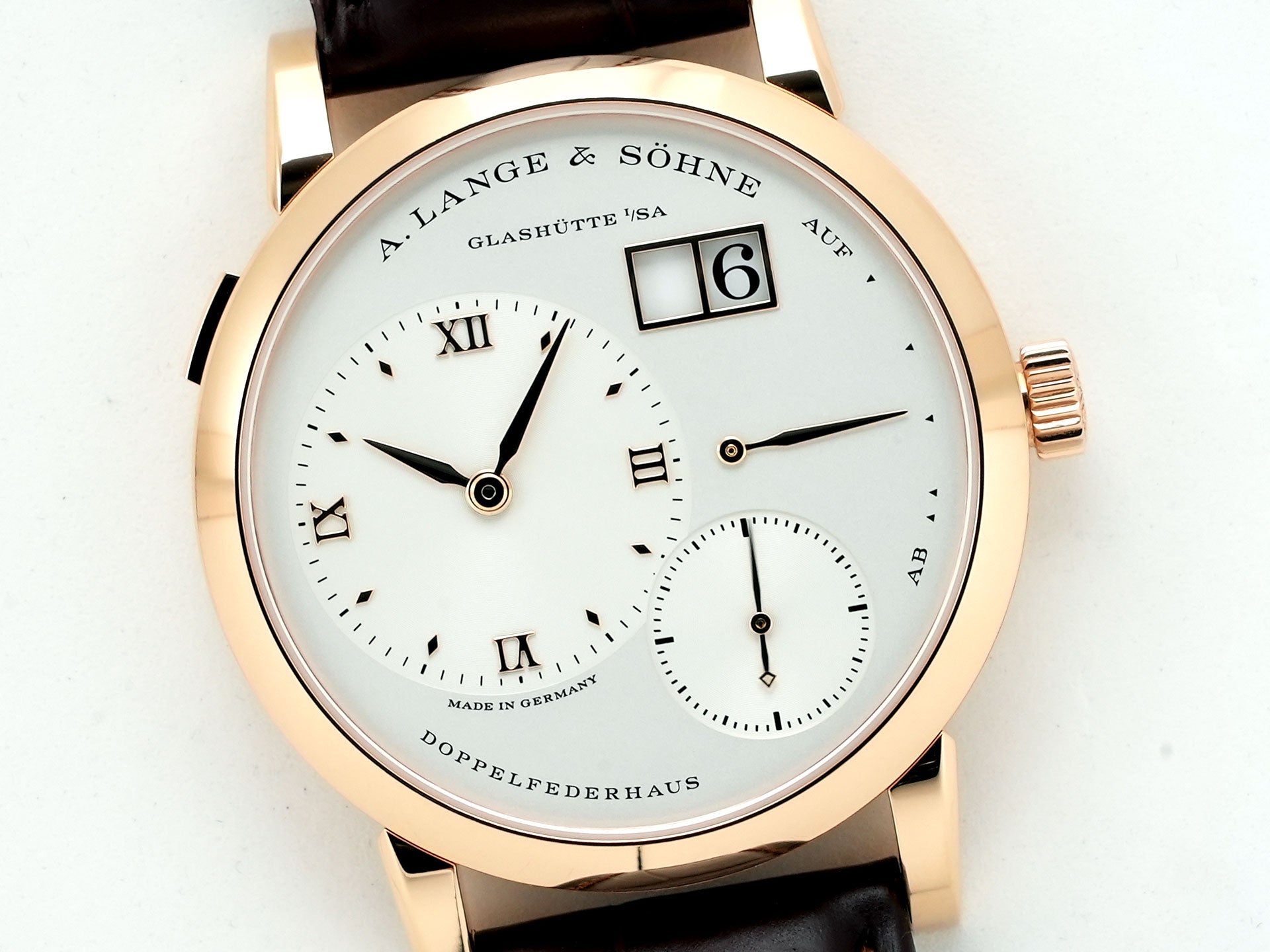 A.ランゲ＆ゾーネ ランゲ1 Ref.191.032 ピンクゴールド シルバー文字盤 中古 me4xur6d