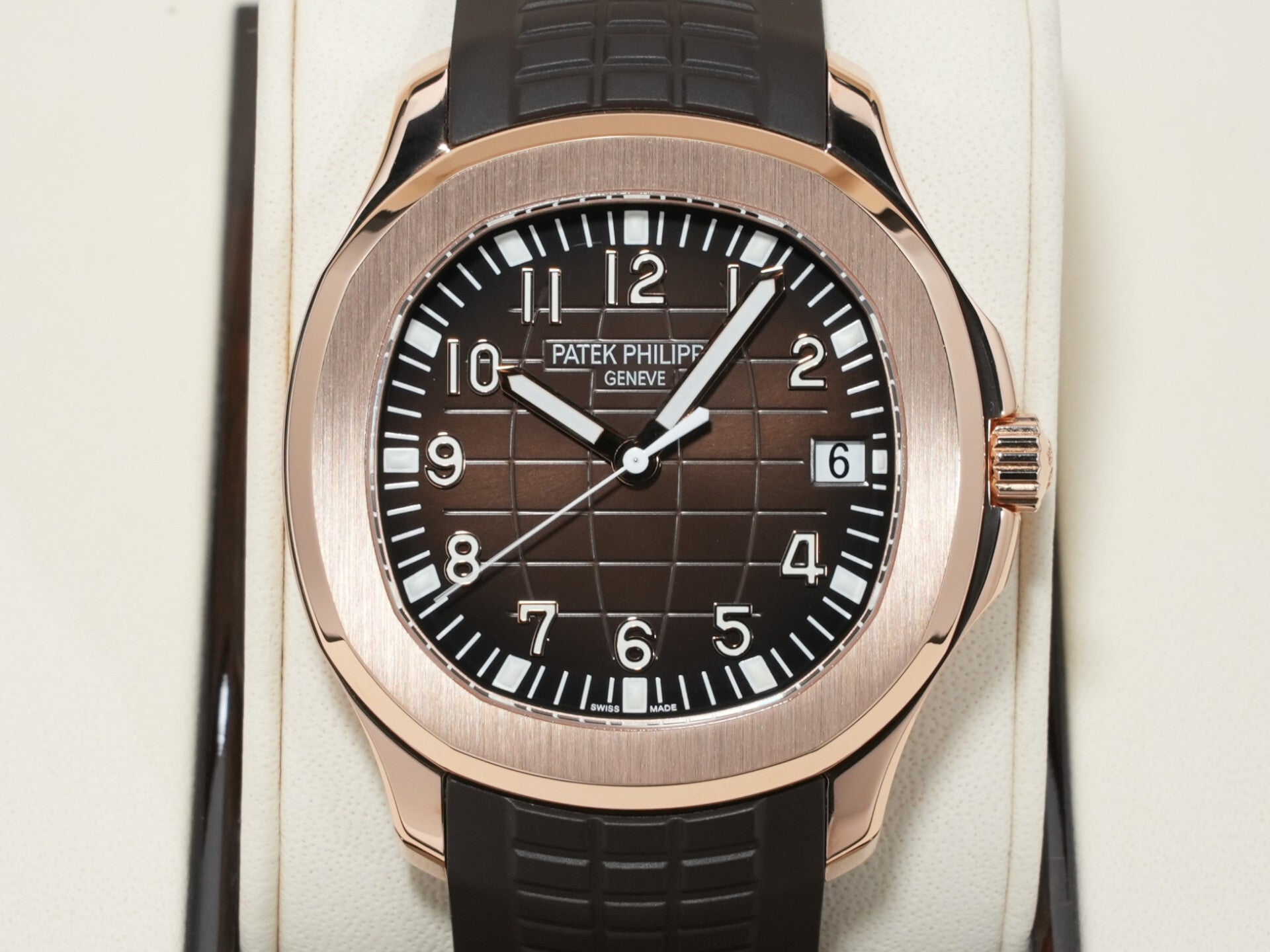 パテックフィリップ アクアノート Ref.5167R-001 ローズゴールド ブラウン文字盤 美品 xavpfwef