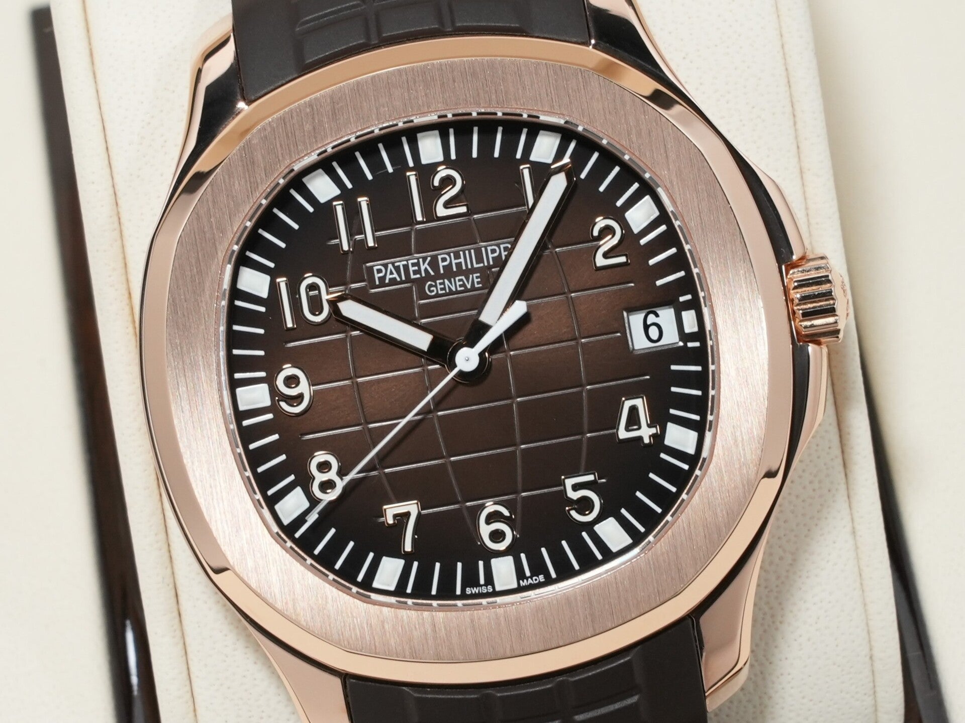 パテックフィリップ アクアノート Ref.5167R-001 ローズゴールド ブラウン文字盤 美品 xavpfwef