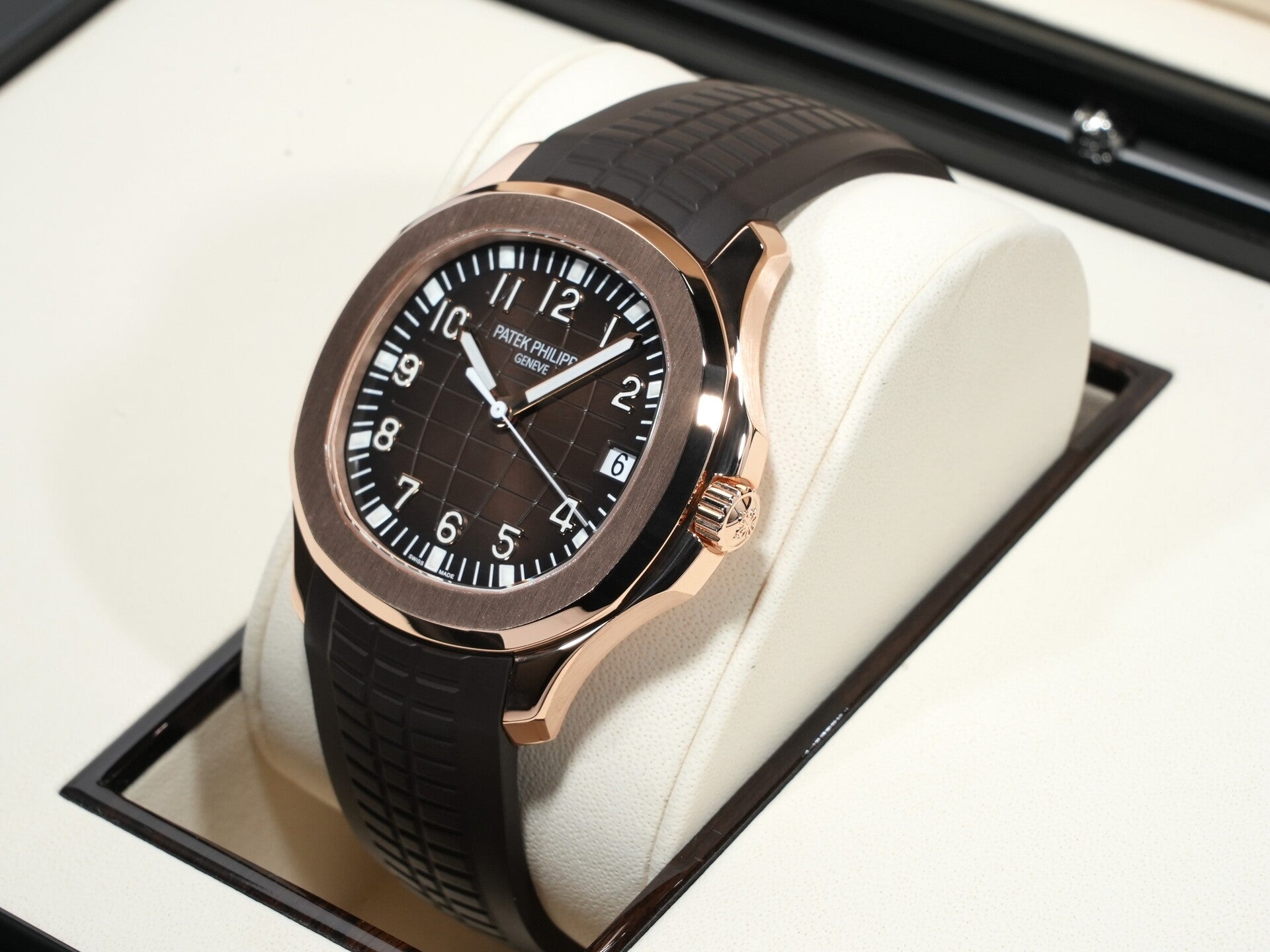 パテックフィリップ アクアノート Ref.5167R-001 ローズゴールド ブラウン文字盤 美品 xavpfwef