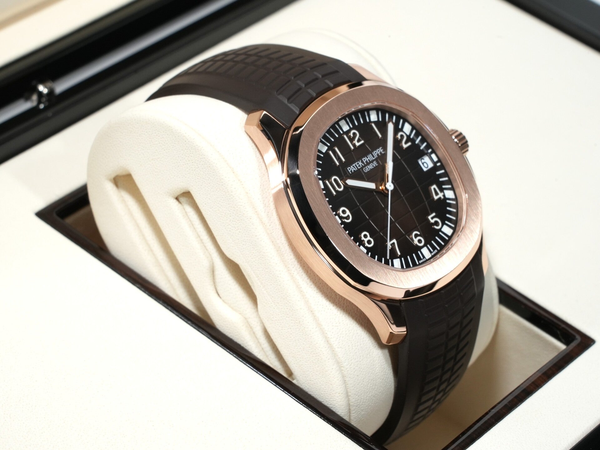 パテックフィリップ アクアノート Ref.5167R-001 ローズゴールド ブラウン文字盤 美品 xavpfwef