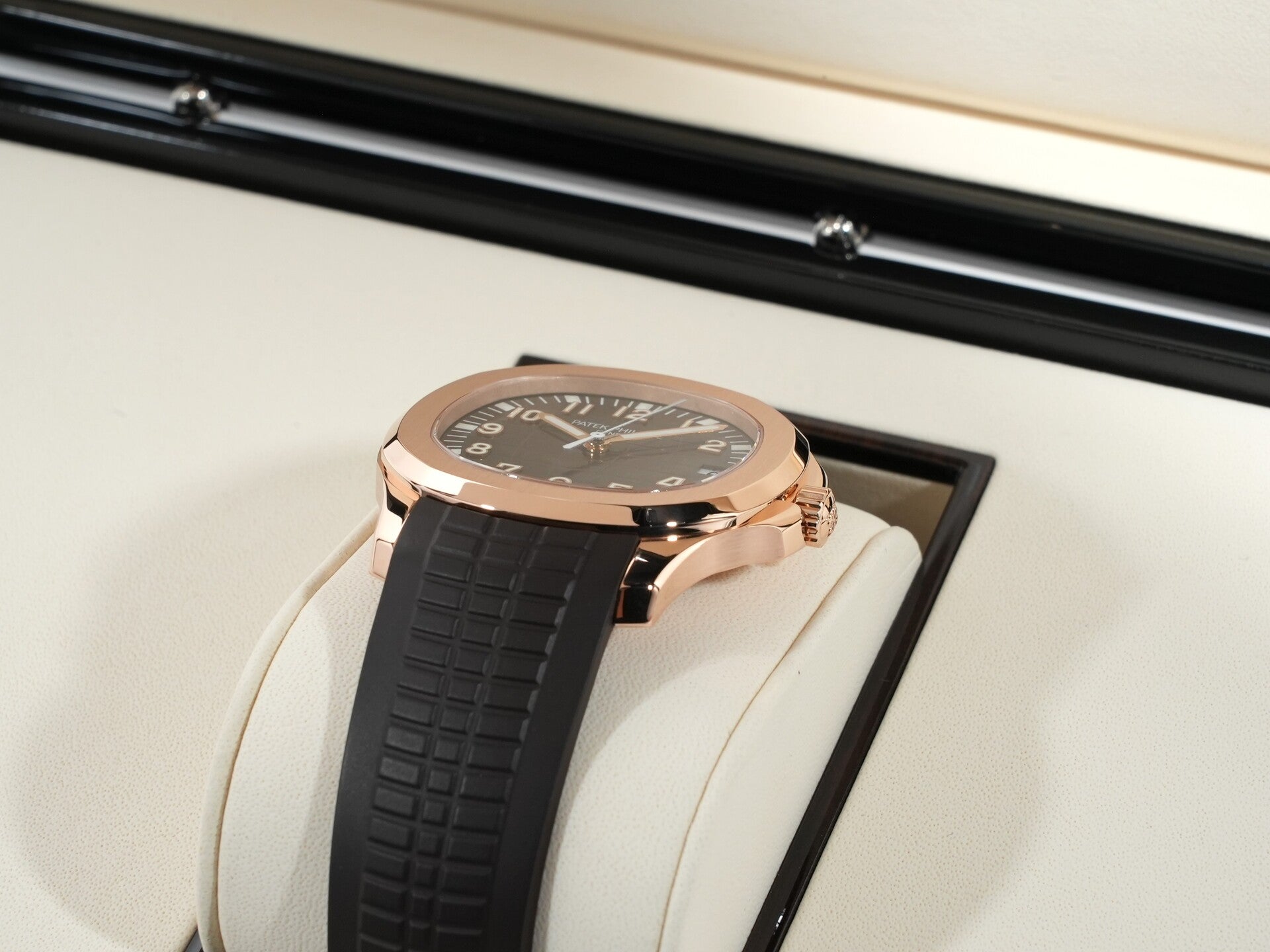 パテックフィリップ アクアノート Ref.5167R-001 ローズゴールド ブラウン文字盤 美品 xavpfwef