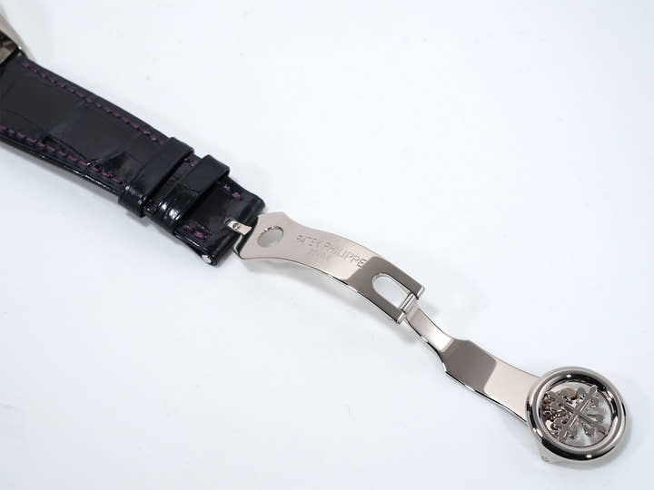 パテックフィリップ コンプリケーション ワールドタイム デイト Ref.5330G-010 ホワイトゴールド パープル文字盤 美品 b5st3ehs