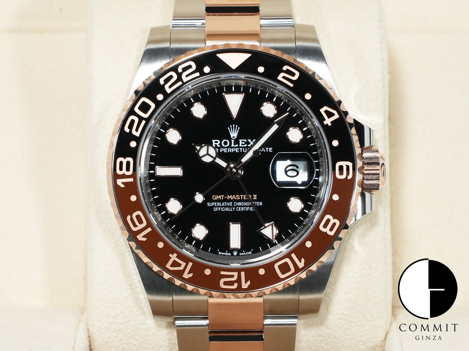 Rolex GMT-Master II Ref. 126711CHNR Stainless Steel/Everose Gold Black Dial Oyster Bracelet Unused ghncjrn9