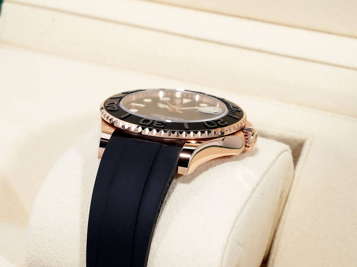 ロレックス ヨットマスター37 Ref.268655 エバーローズゴールド ブラック文字盤 美中古 o4g3f4ns