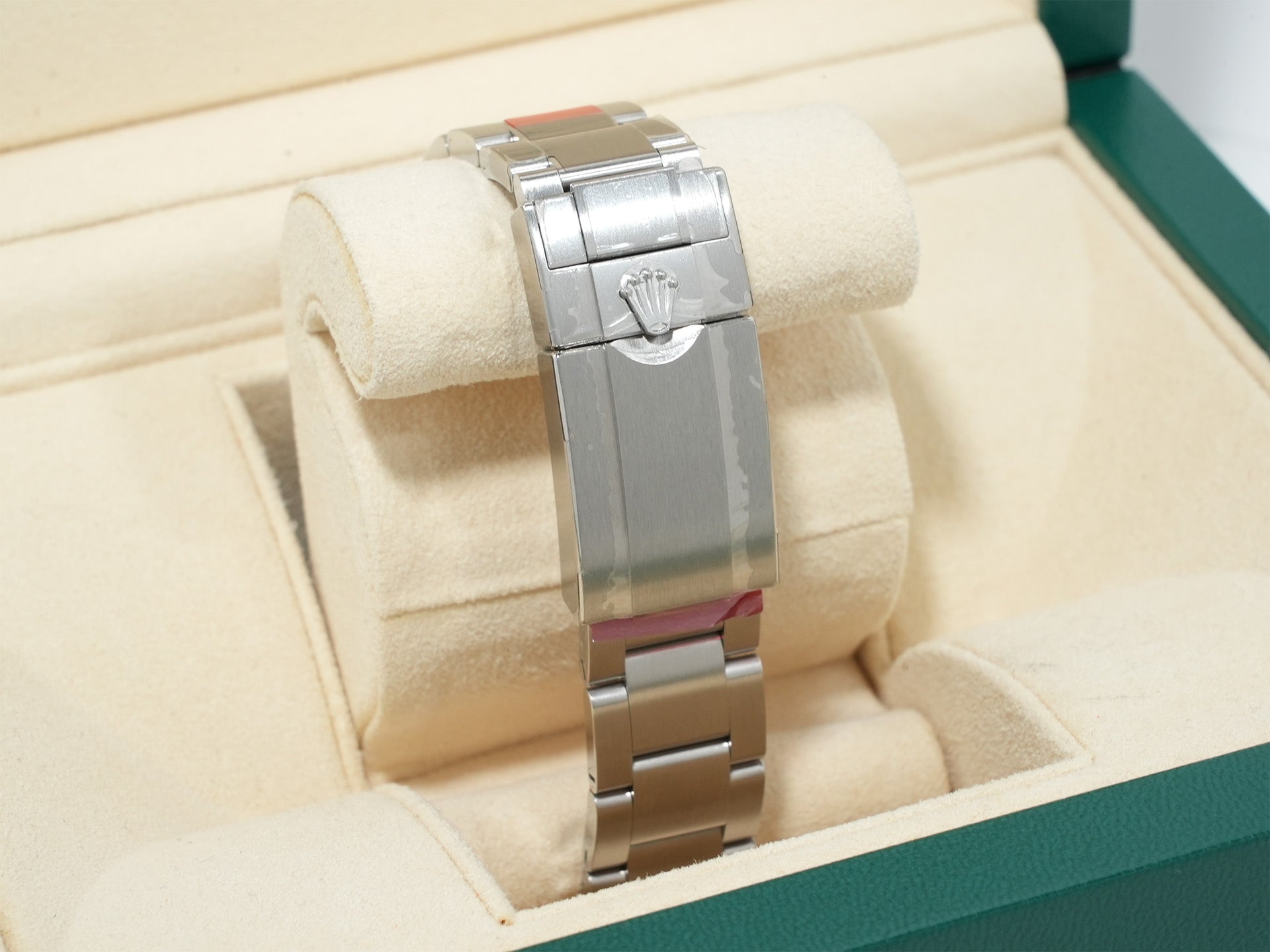 Rolex Explorer I Blackout Ref. 214270 Stainless Steel Black Dial Oyster Bracelet Unused ewnqzeh9