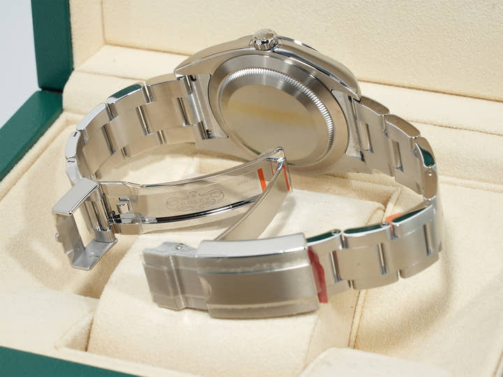 Rolex Explorer I Blackout Ref. 214270 Stainless Steel Black Dial Oyster Bracelet Unused ewnqzeh9