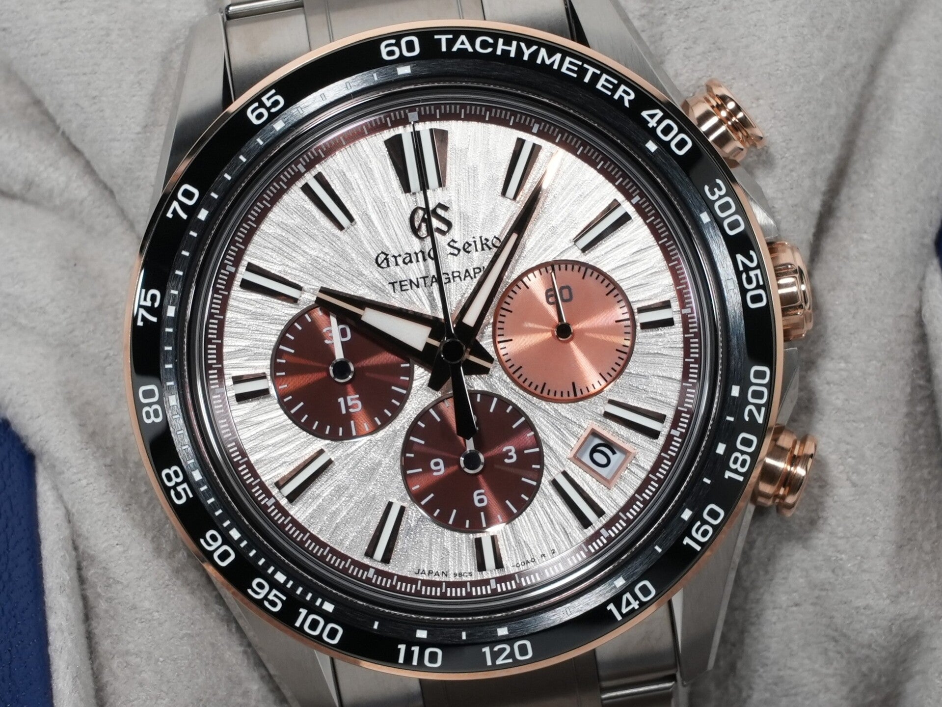 グランドセイコー エボリューション9 コレクション テンタグラフ Ref.SLGC006 ブライトチタン カッパーピンク文字盤 未使用 koxcep3q