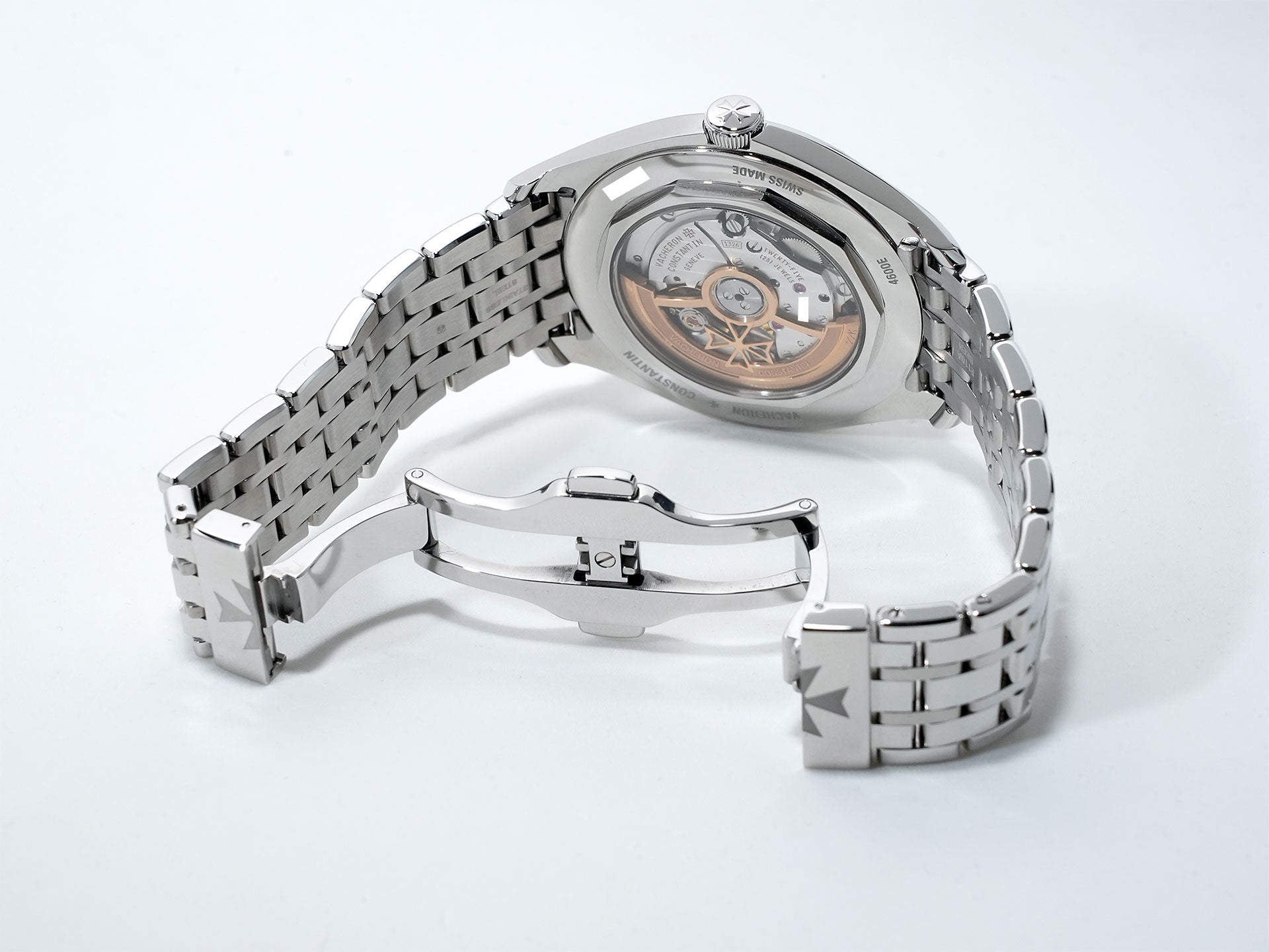 ヴァシュロンコンスタンタン フィフティーシックス オートマティック Ref.4600E/110A-B487 ステンレススチール ブルー文字盤 極美品 mum4fcnh