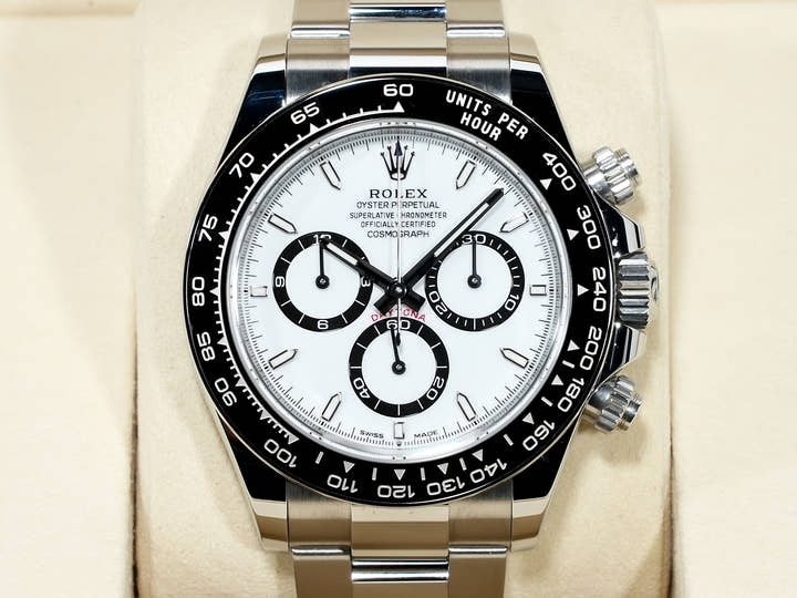 ロレックス デイトナ Ref.126500LN ステンレススチール ホワイト文字盤 美中古 3nu5bid6