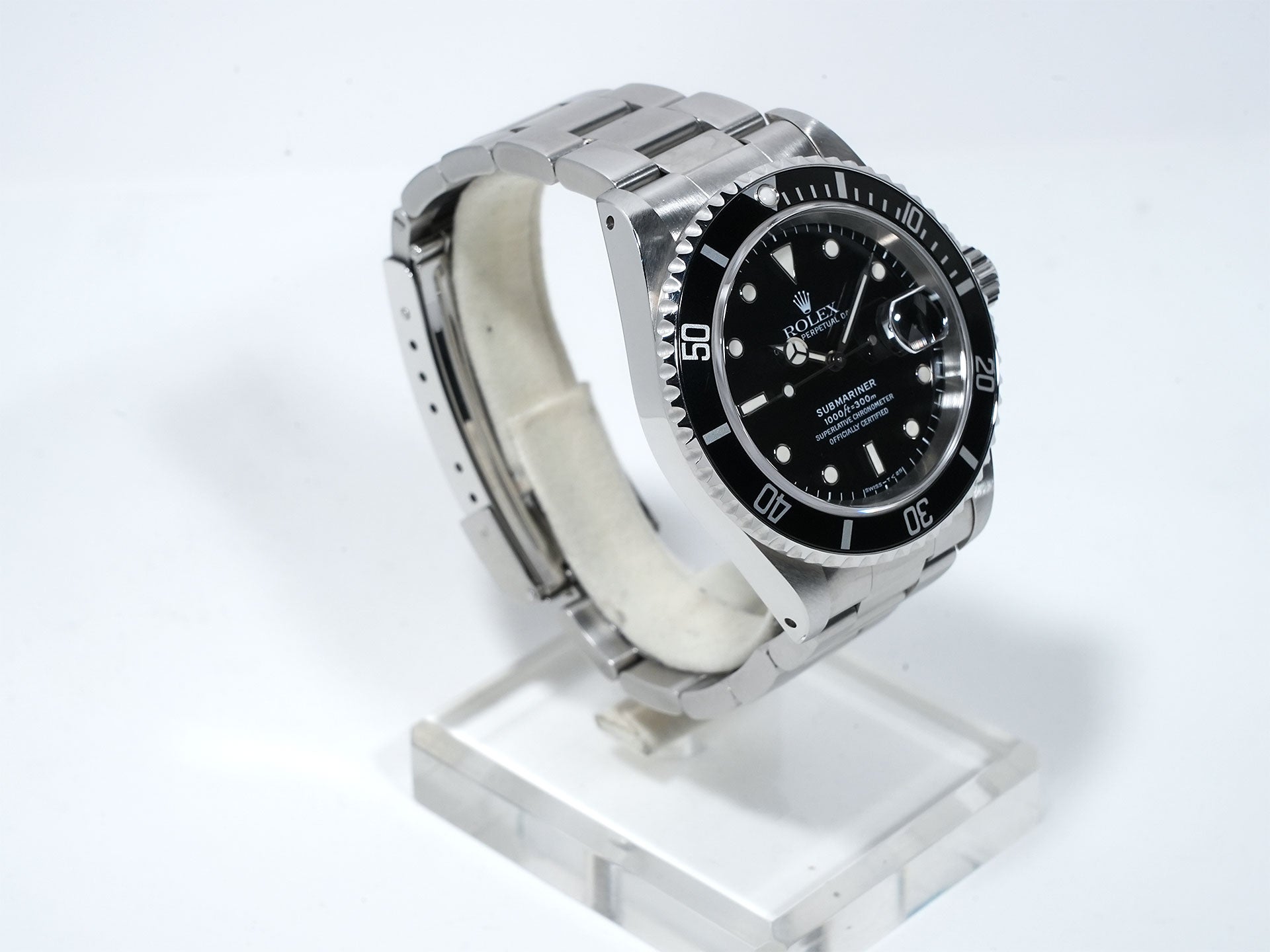 Rolex Submariner Date Ref. 16610 Stainless Steel Black Dial Pre-owned 3b89xfqv