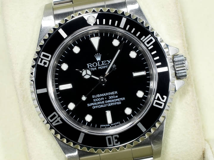 ロレックス サブマリーナー ノンデイト Ref.14060M ステンレススチール ブラック文字盤 美中古 smtf9xkr