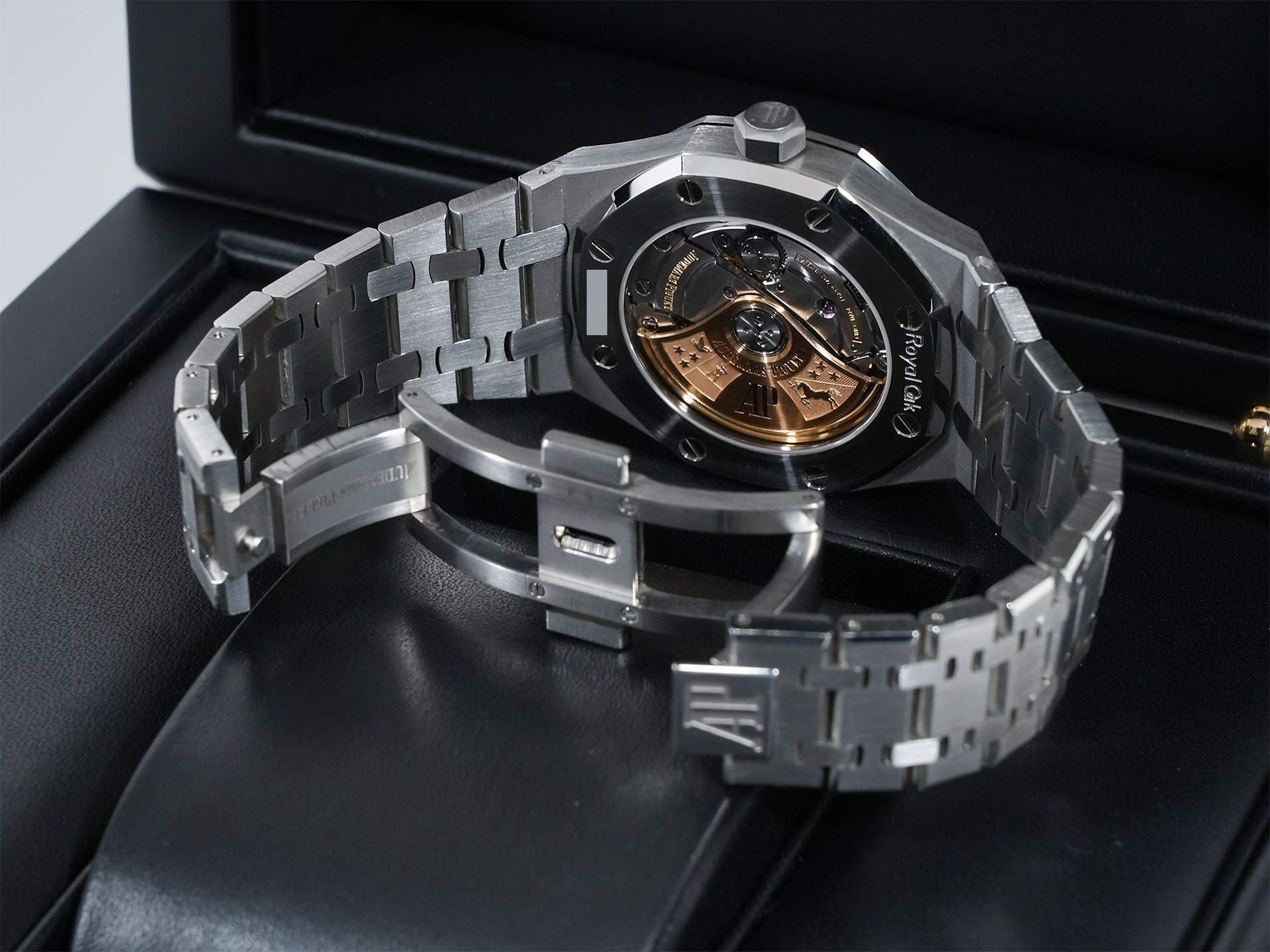 Audemars Piguet Royal Oak Ref. 15450ST.OO.1256ST.03 Stainless Steel Blue Dial Excellent Condition a7bo56ij