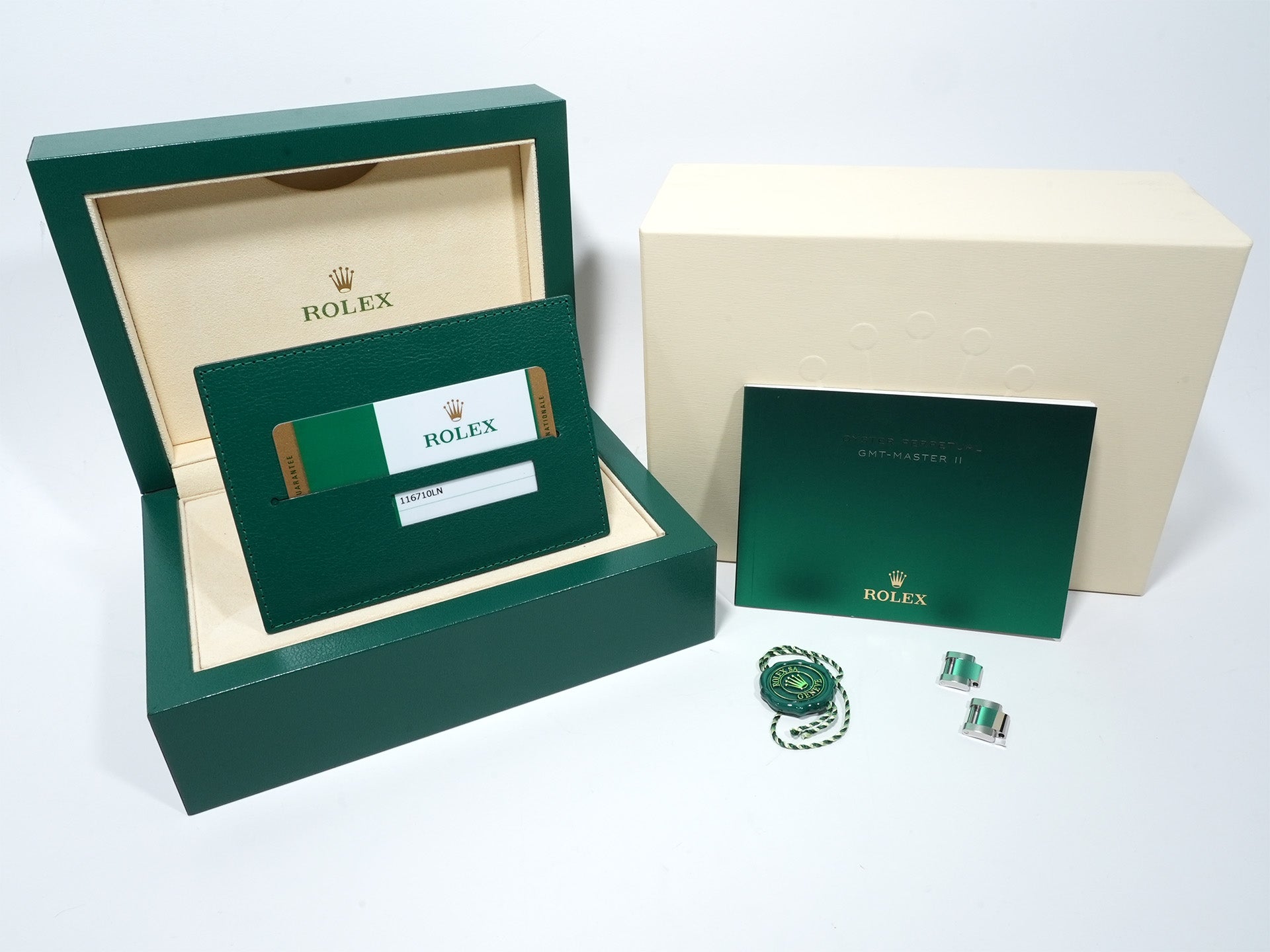 ロレックス GMTマスターII Ref.116710LN ステンレススチール ブラック文字盤 オイスターブレスレット 未使用 vkd8m5xy