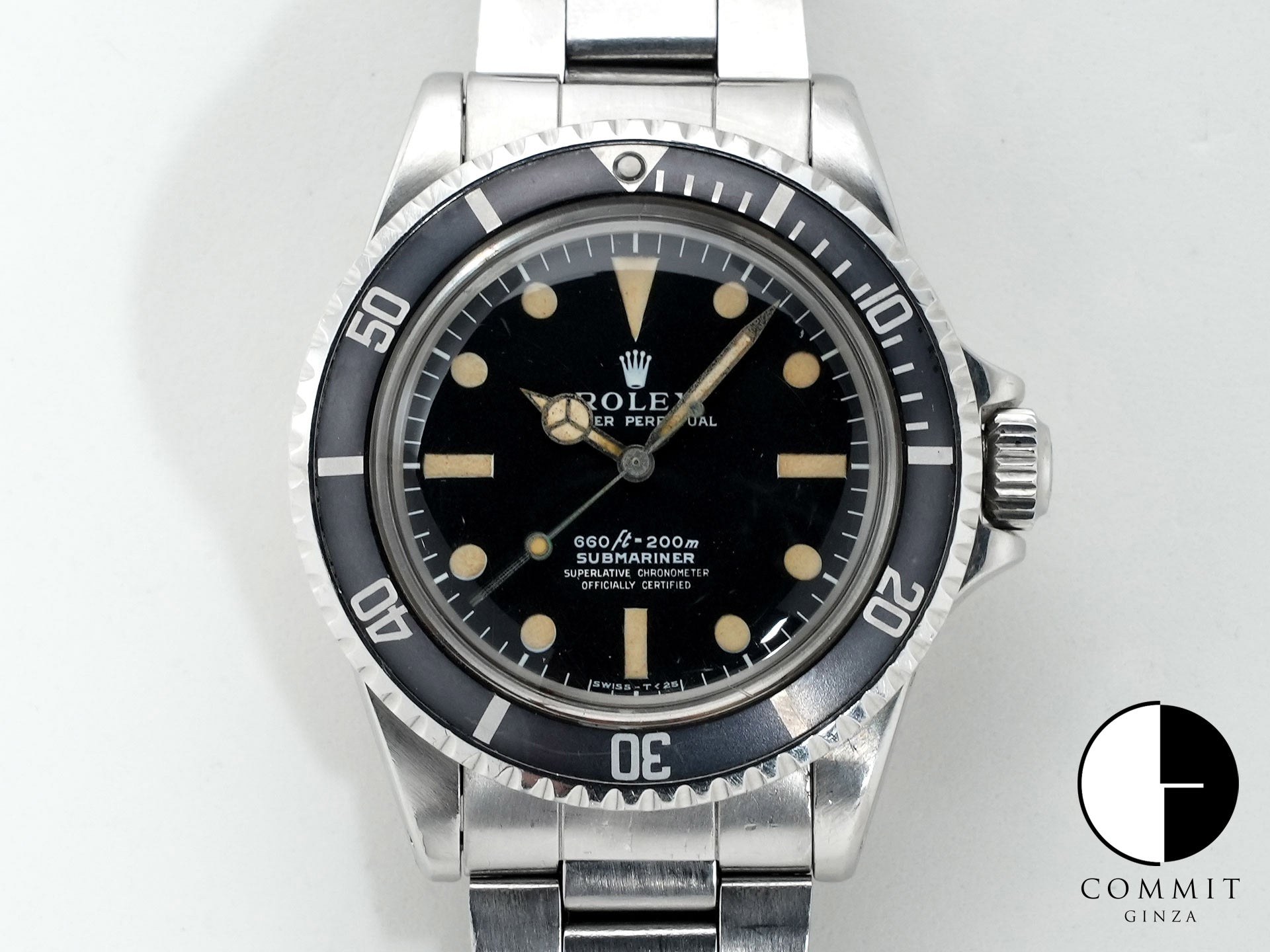 Pre-owned Rolex Submariner Ref. 5512 Stainless Steel Black Dial (p5t3hdqn)