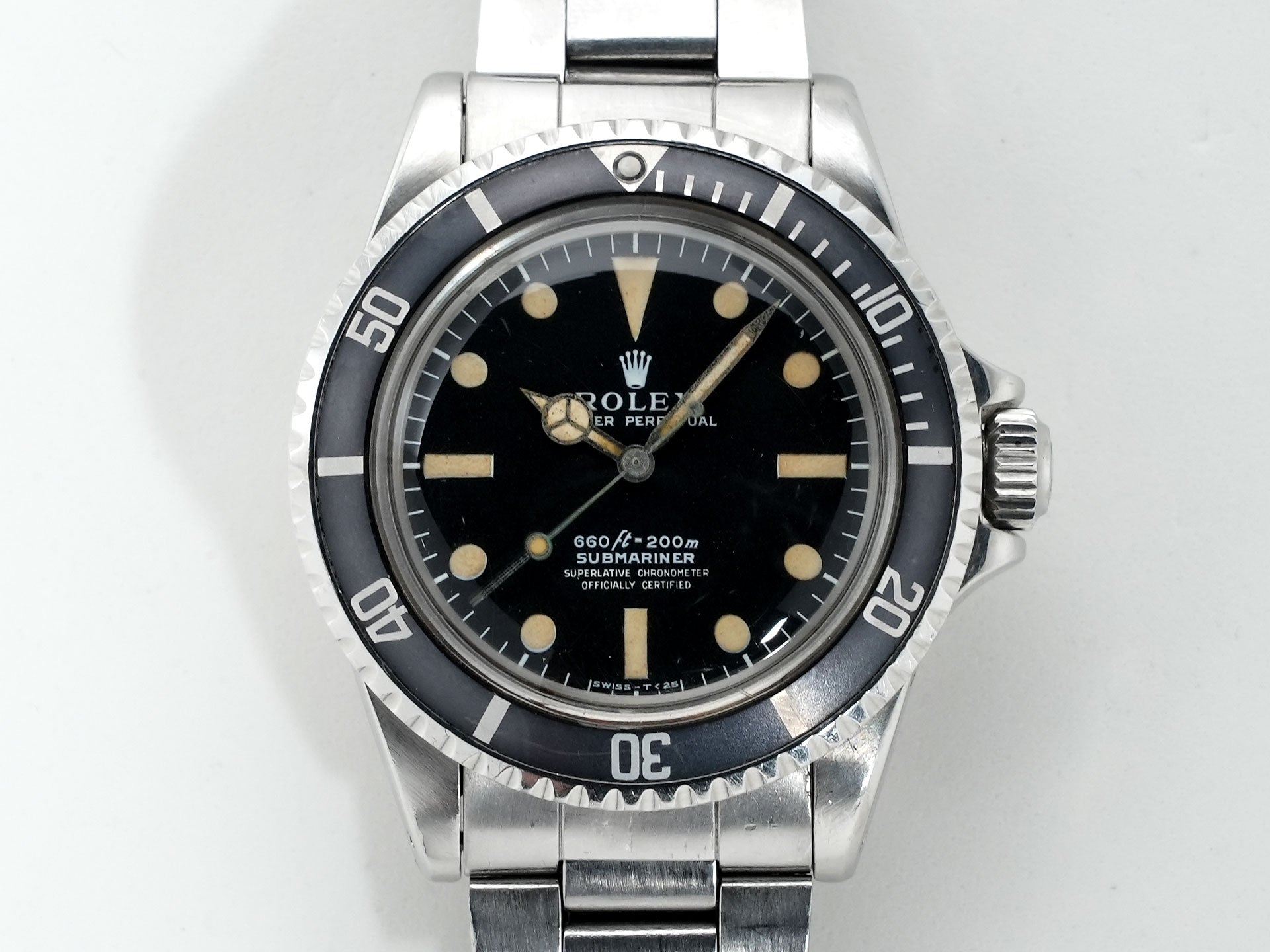 Pre-owned Rolex Submariner Ref. 5512 Stainless Steel Black Dial (p5t3hdqn)