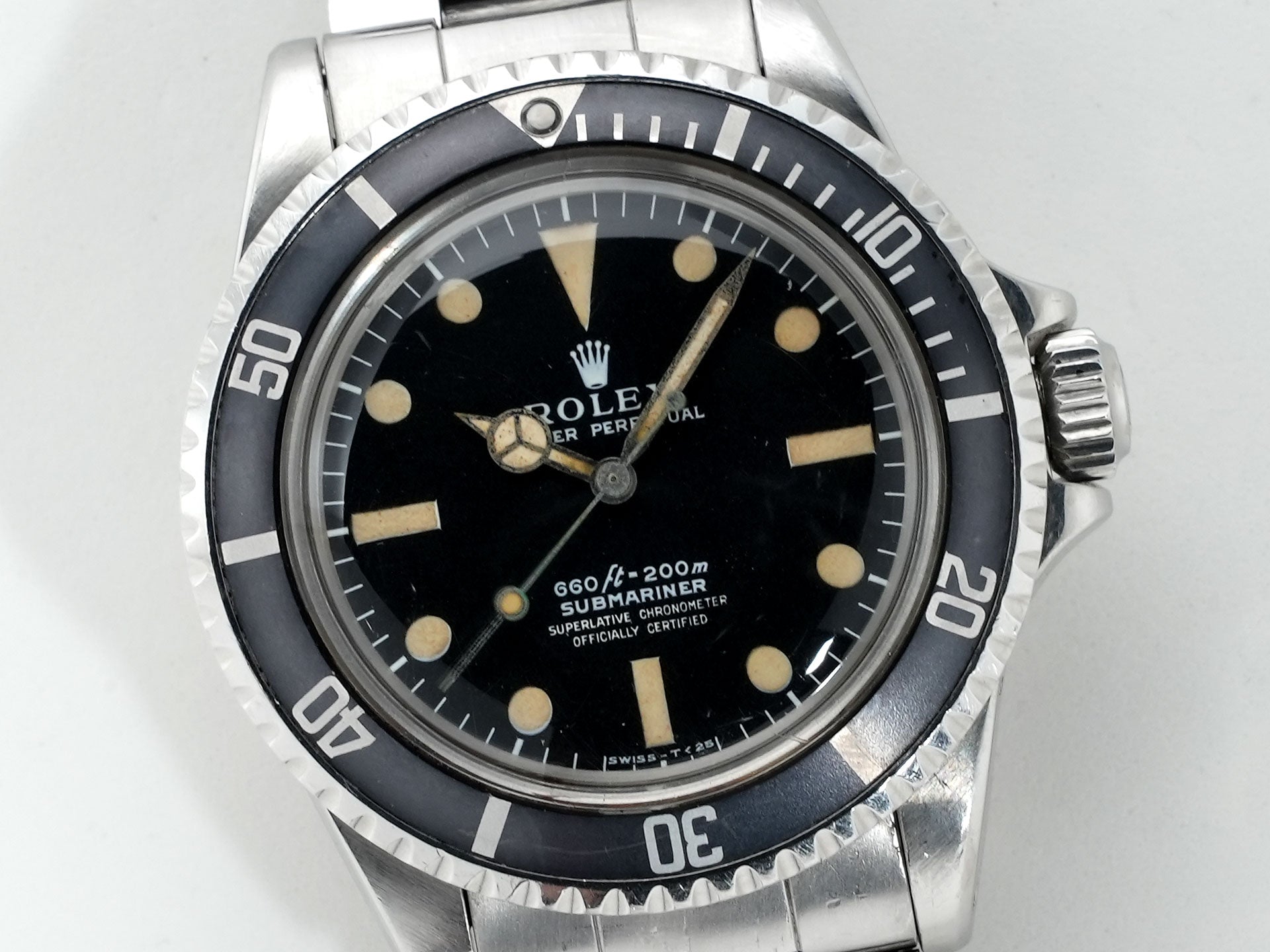 Pre-owned Rolex Submariner Ref. 5512 Stainless Steel Black Dial (p5t3hdqn)