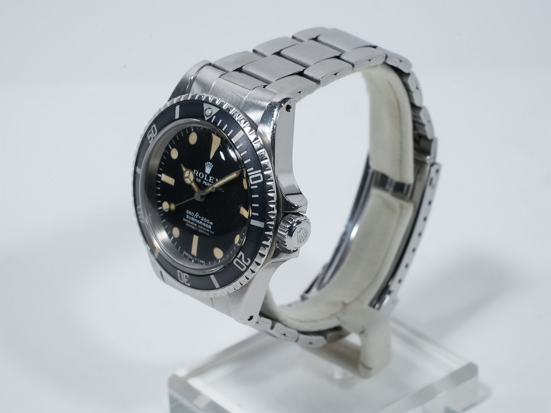 Pre-owned Rolex Submariner Ref. 5512 Stainless Steel Black Dial (p5t3hdqn)