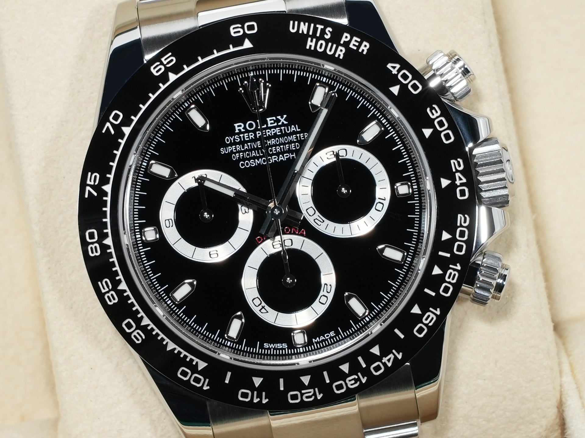 Rolex Daytona Ref. 116500LN Stainless Steel Black Dial Excellent Condition fmcxcwqe