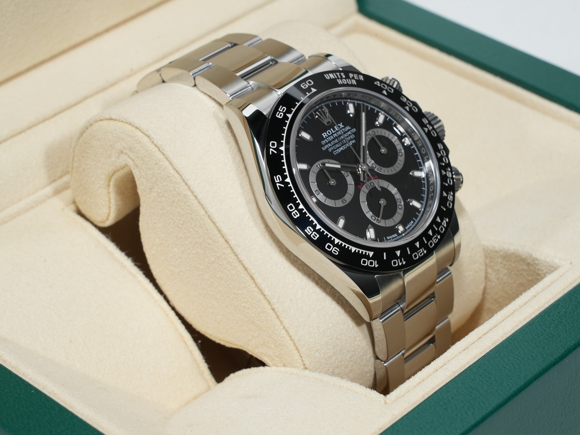Rolex Daytona Ref. 116500LN Stainless Steel Black Dial Excellent Condition fmcxcwqe