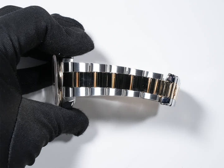 Pre-owned Rolex Daytona El Primero Ref. 16523 Stainless Steel/Yellow Gold Black Dial (h7sydsgt)