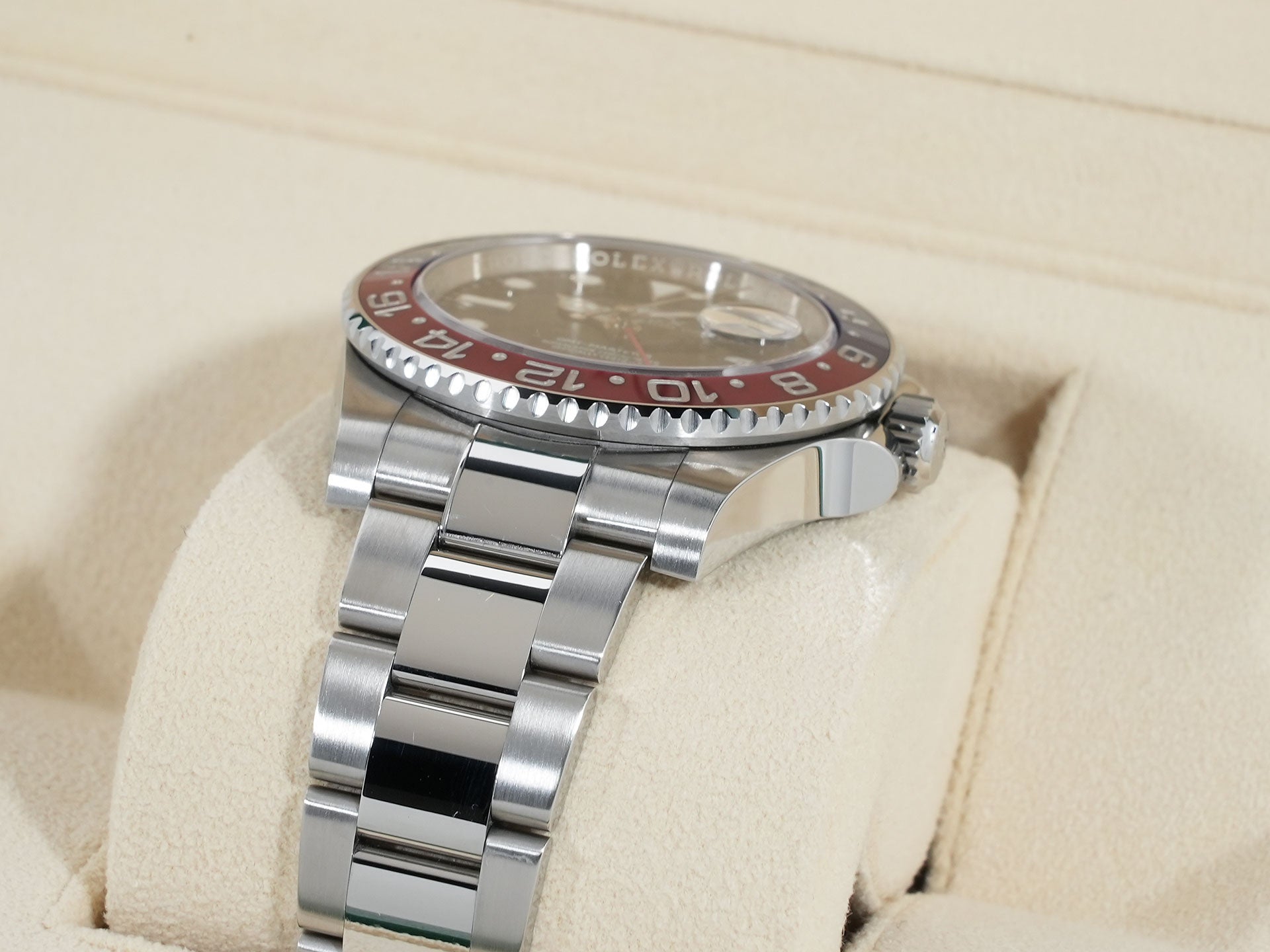 Pre-owned Rolex GMT-Master II Ref. 126710BLRO Stainless Steel Black Dial Oyster Bracelet qgidu4zu