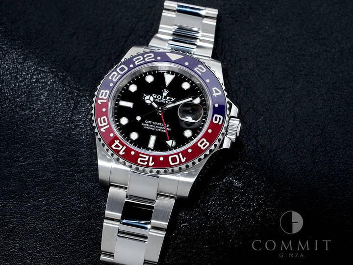 Pre-owned Rolex GMT-Master II Ref. 126710BLRO Stainless Steel Black Dial Oyster Bracelet qgidu4zu