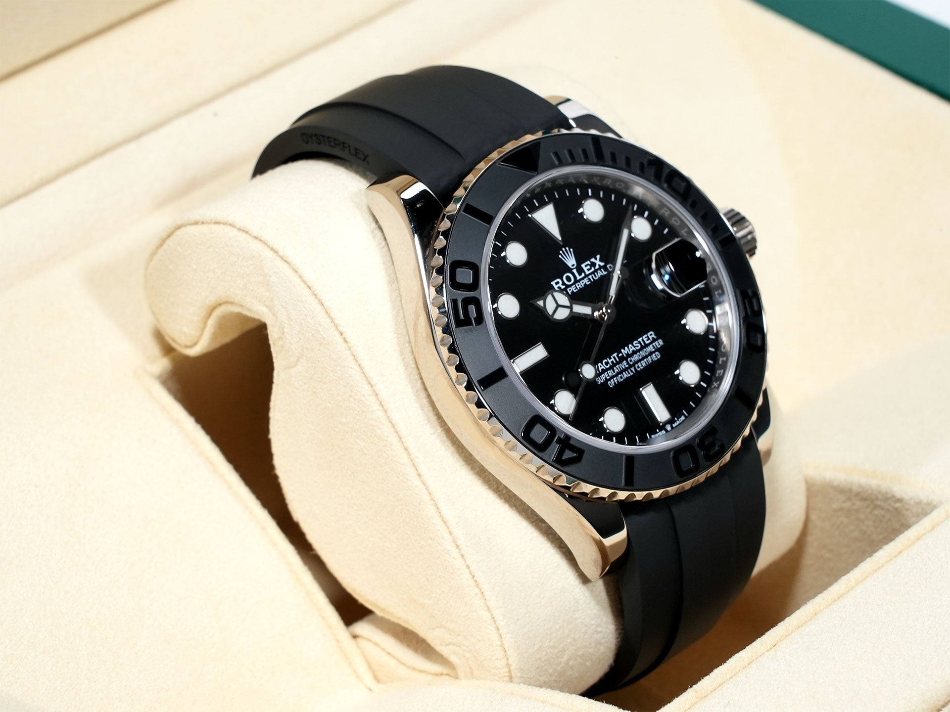 ロレックス ヨットマスター42 Ref.226659 ホワイトゴールド ブラック文字盤 美中古 v9wasj6j