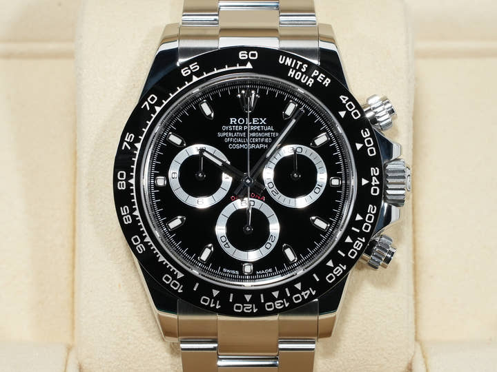 Rolex Daytona Ref. 116500LN Stainless Steel Black Dial Excellent Condition 63qxrhim