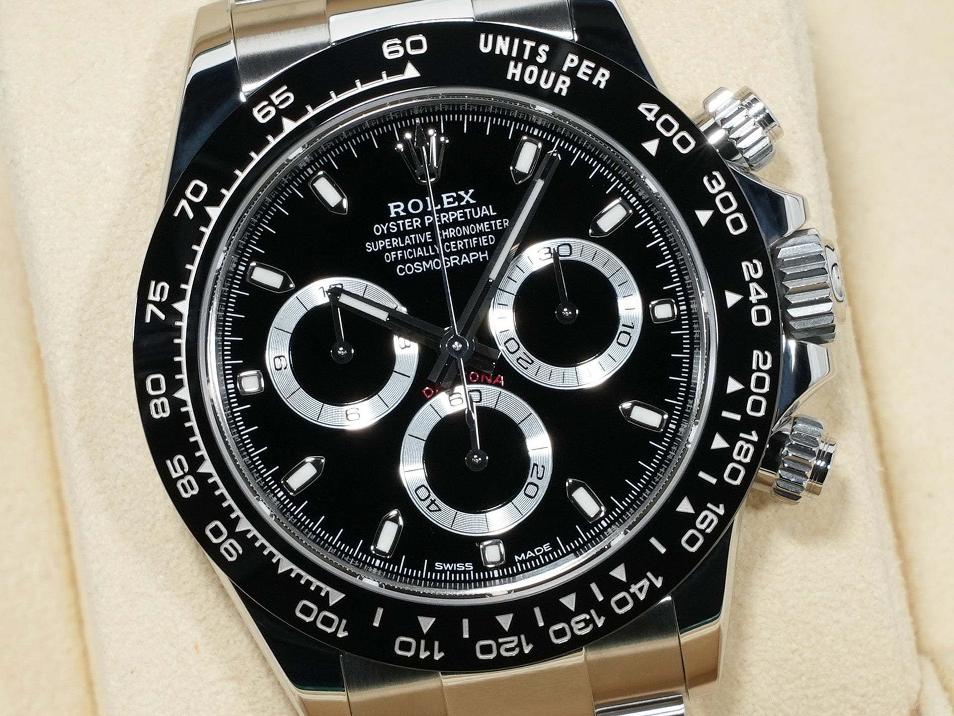 Rolex Daytona Ref. 116500LN Stainless Steel Black Dial Excellent Condition 63qxrhim