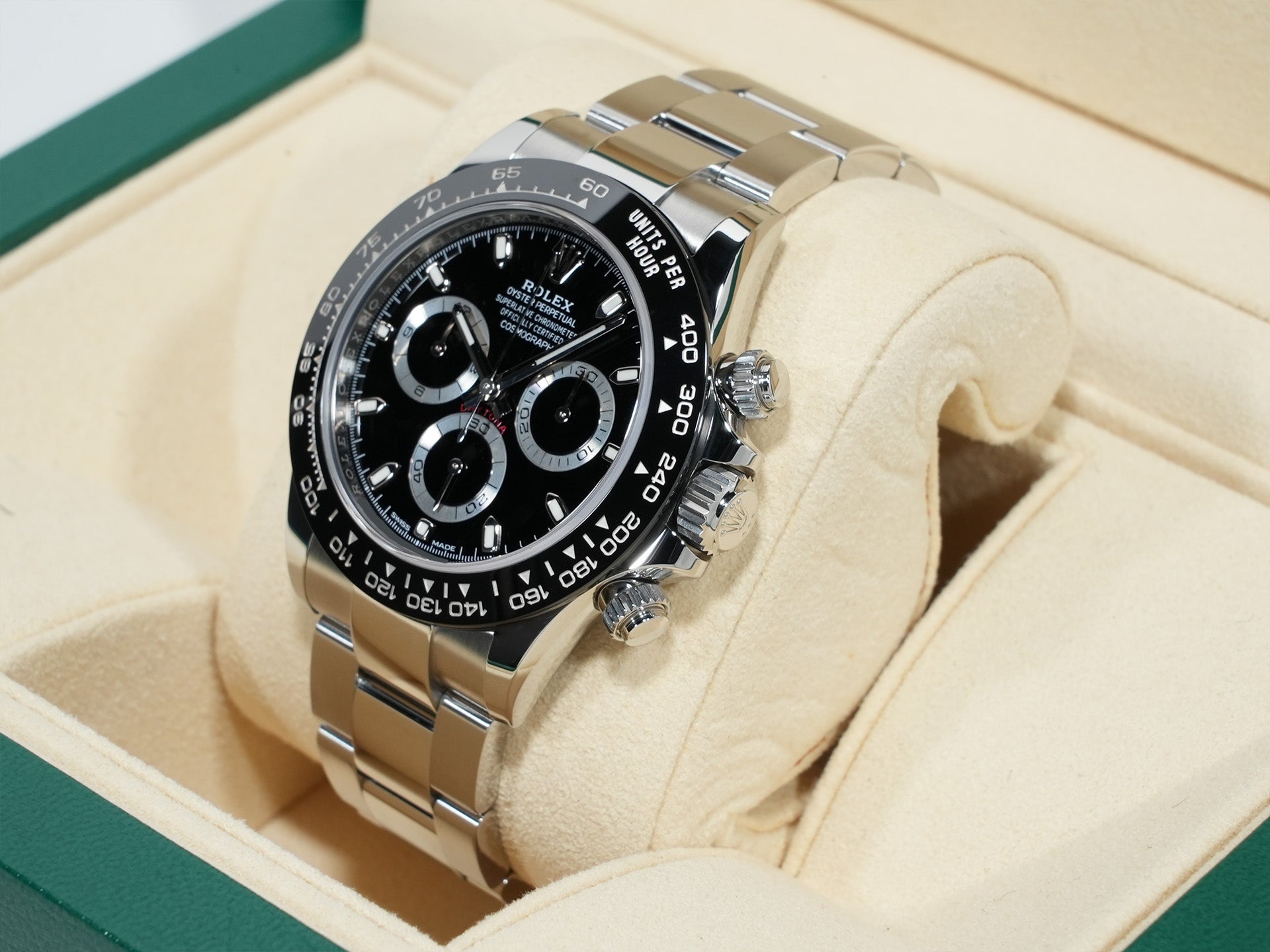 Rolex Daytona Ref. 116500LN Stainless Steel Black Dial Excellent Condition 63qxrhim