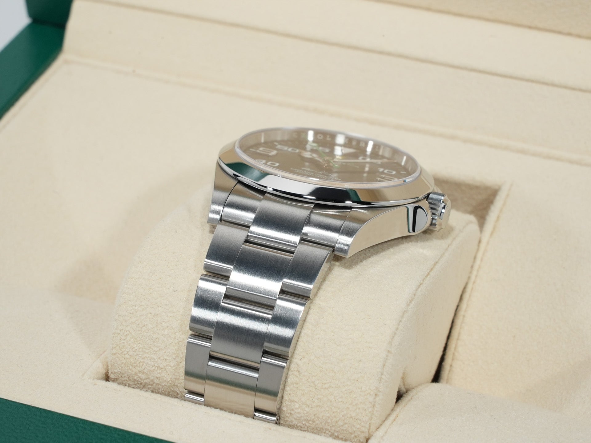 Rolex Air-King Ref. 126900 Stainless Steel Black Dial Oyster Bracelet Excellent Condition kz3m757s