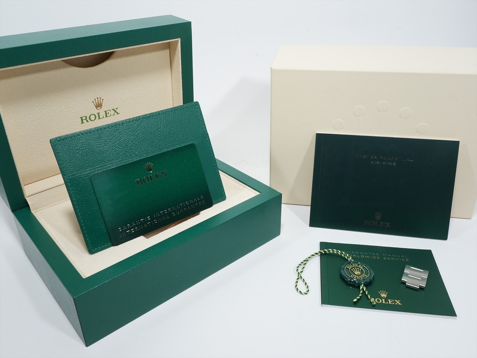 Rolex Air-King Ref. 126900 Stainless Steel Black Dial Oyster Bracelet Excellent Condition kz3m757s