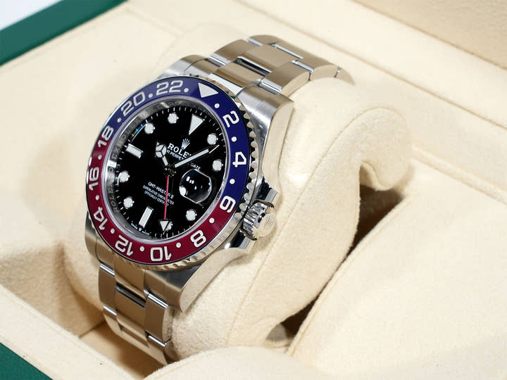 Rolex GMT-Master II Ref. 126710BLRO Stainless Steel Black Dial Oyster Bracelet Excellent Condition 6tfpi6pb